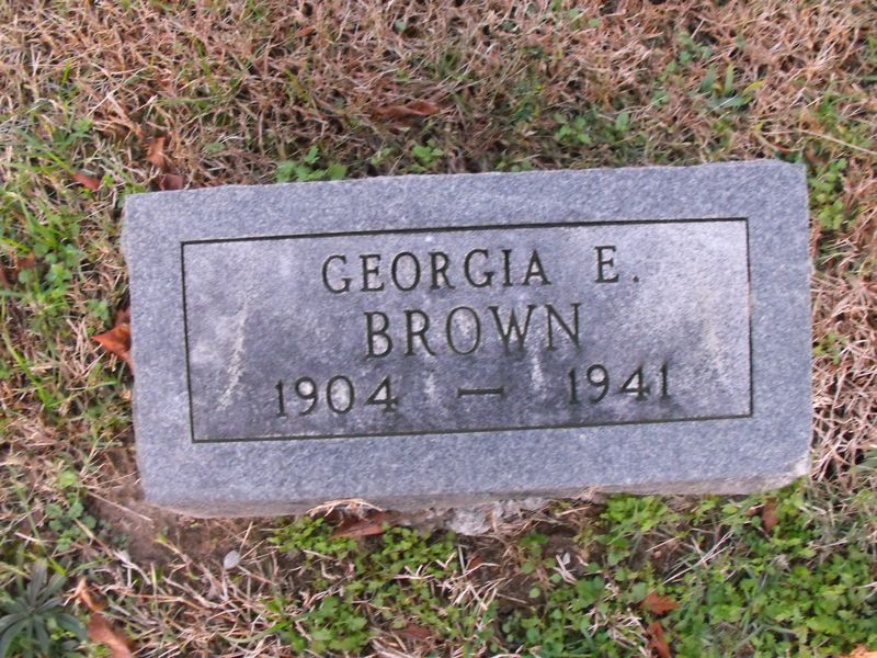 Georgia E Brown