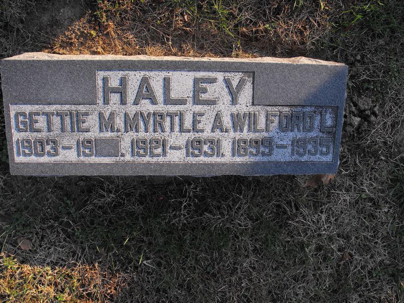Myrtle A Haley