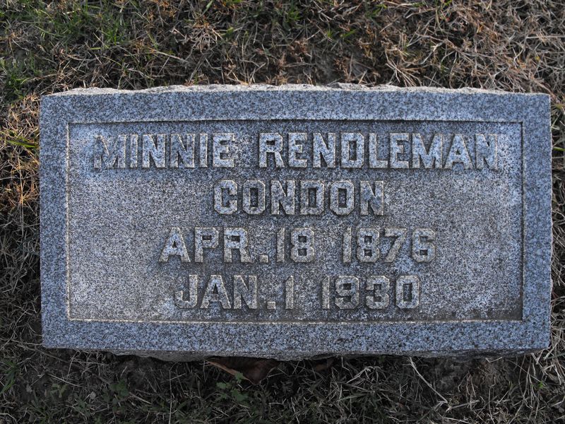 Minnie Rendleman Condon
