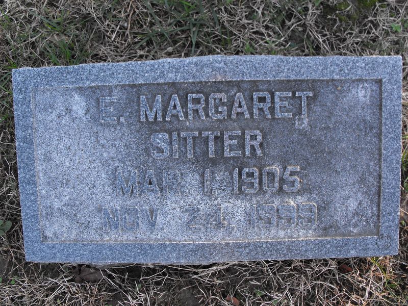 E Margaret Sitter