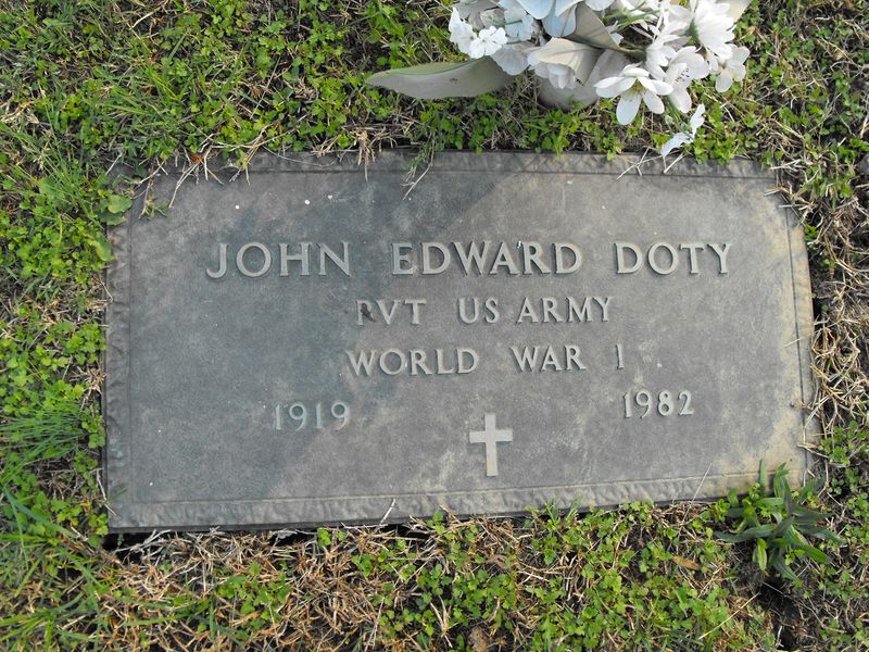 Pvt John Edward Doty