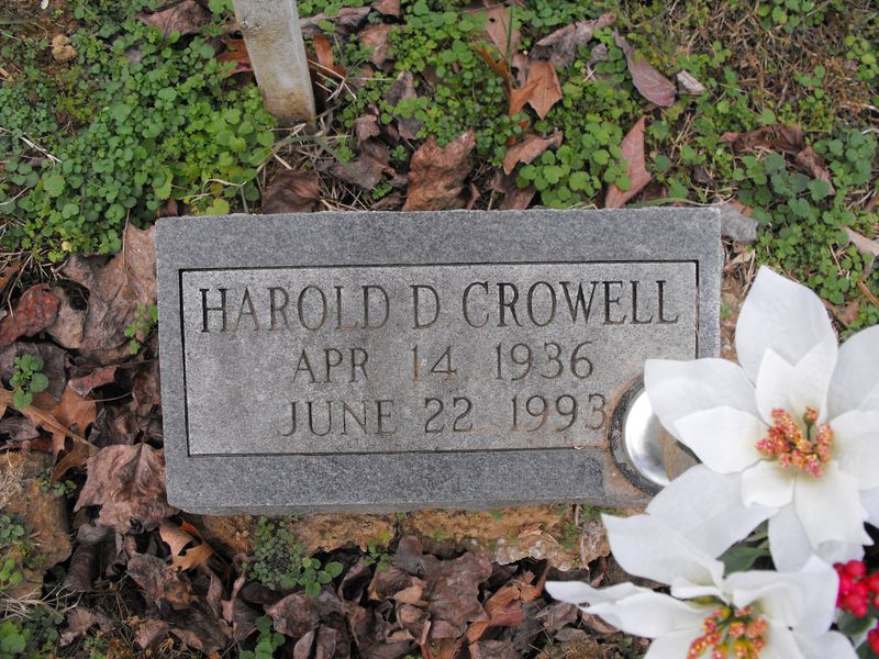 Harold D Crowell