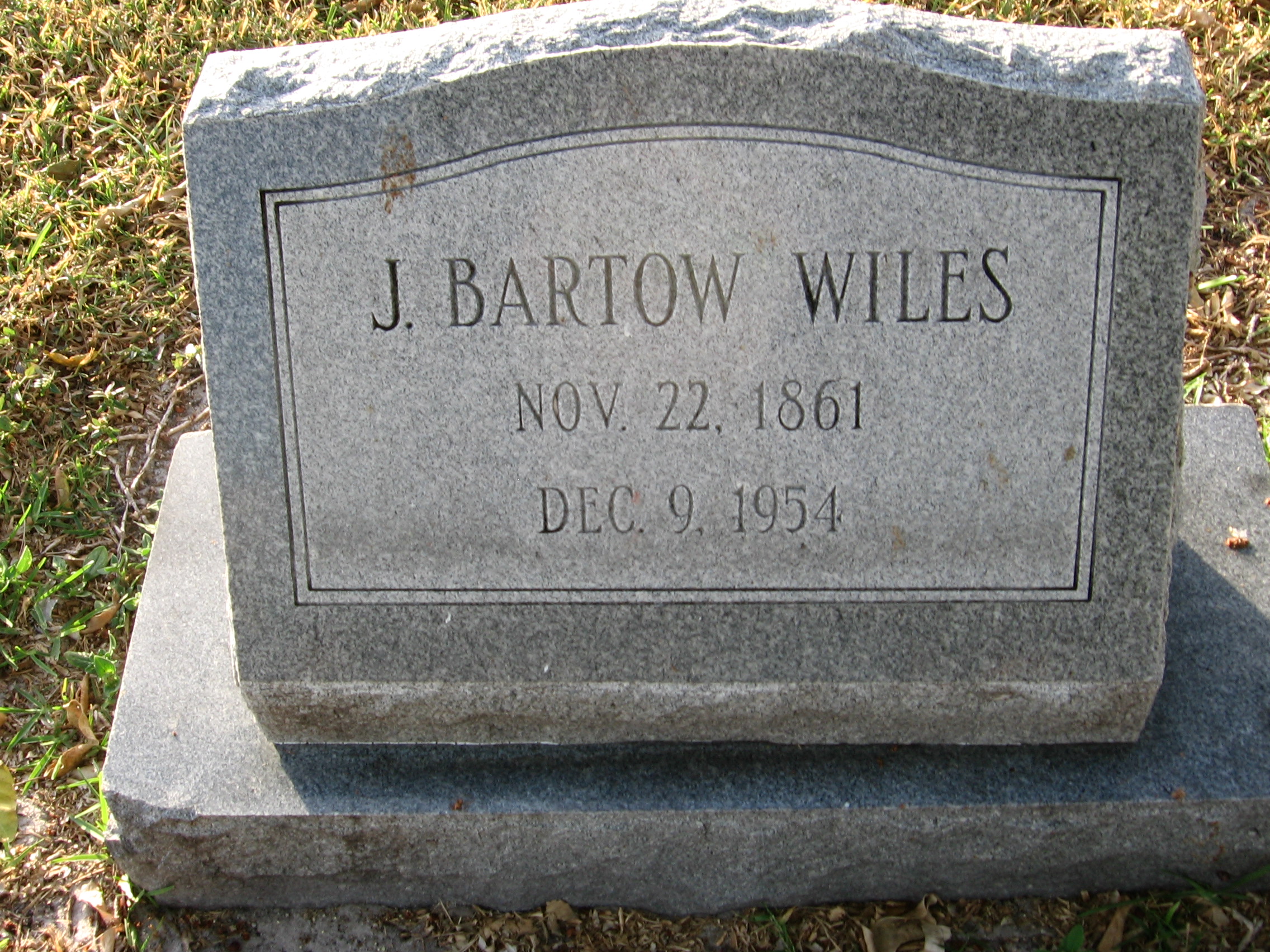 J Bartow Wiles