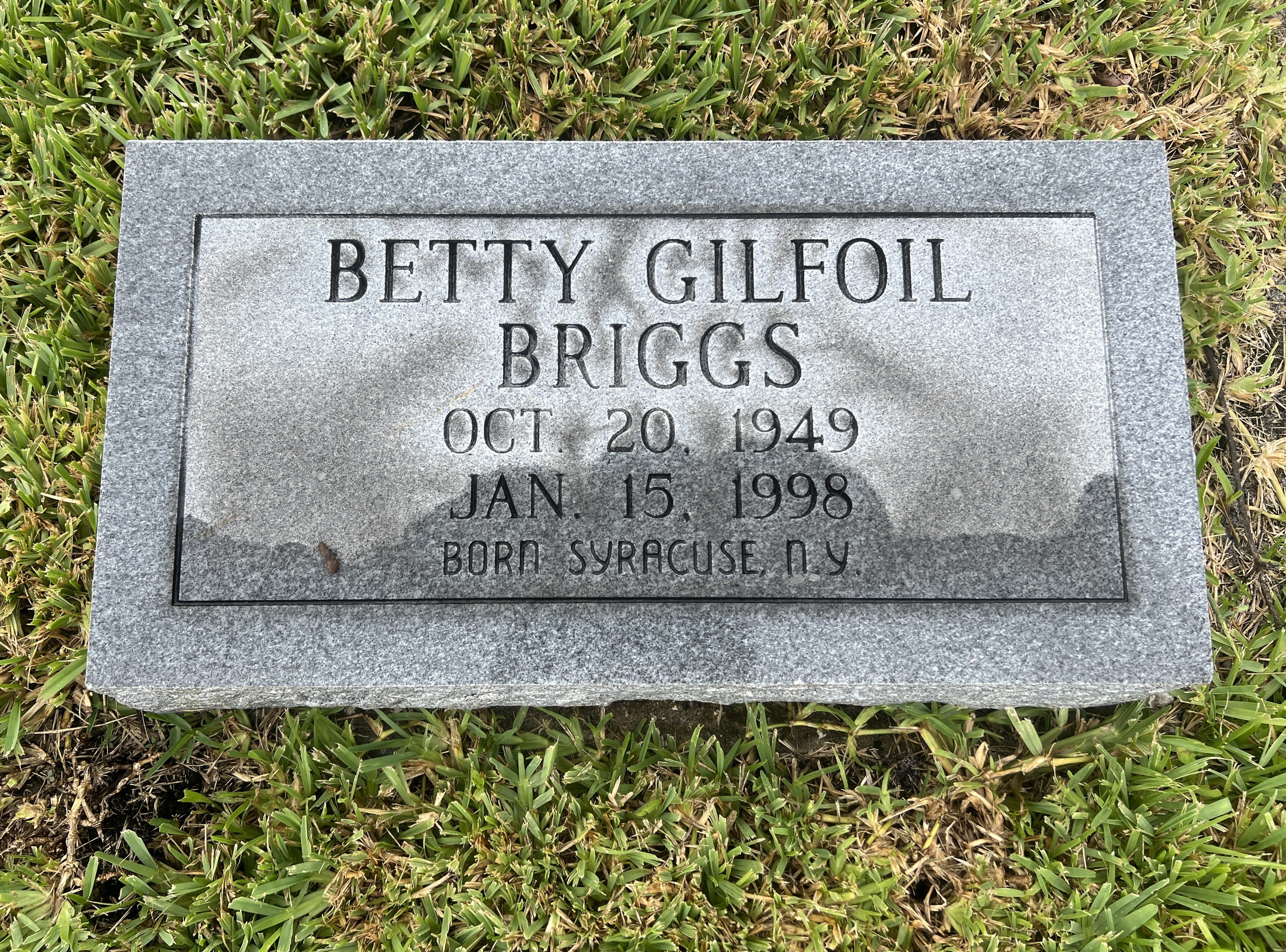 Betty Gilfoil Briggs