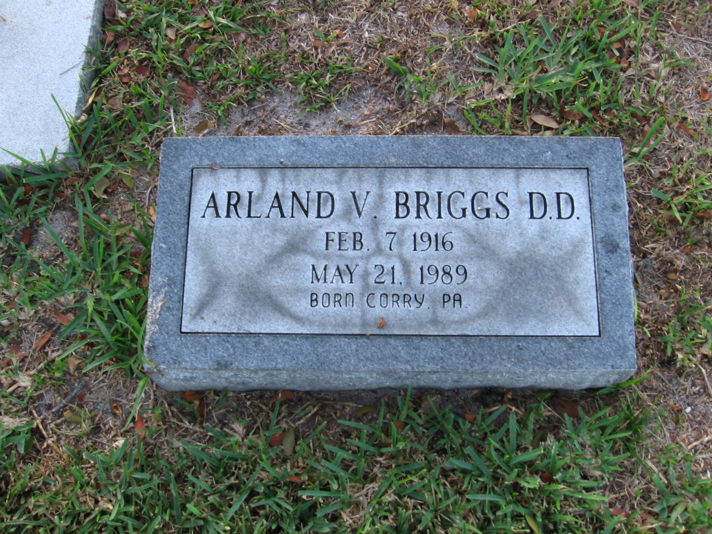 Arland V Briggs