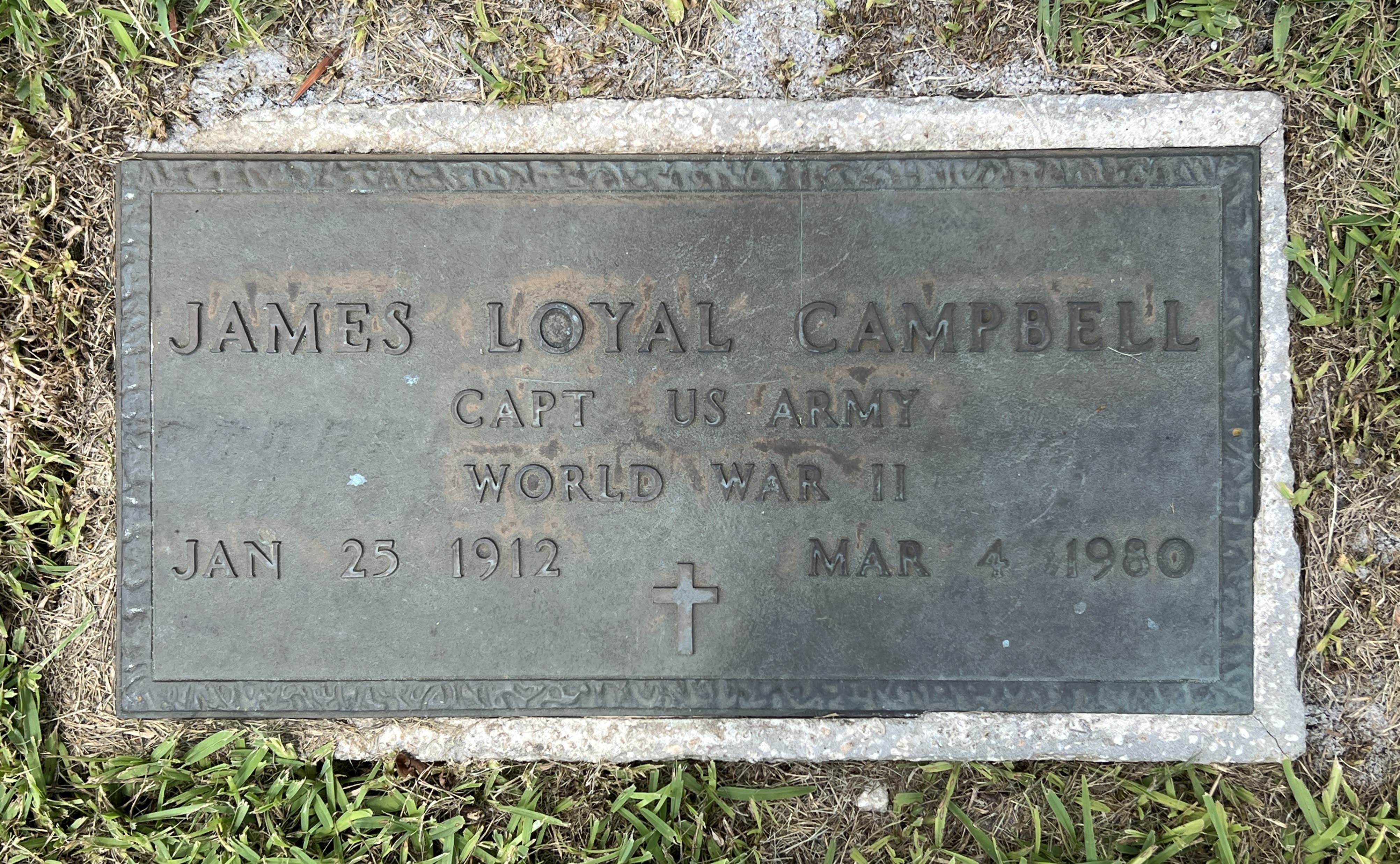 Capt James Loyal Campbell