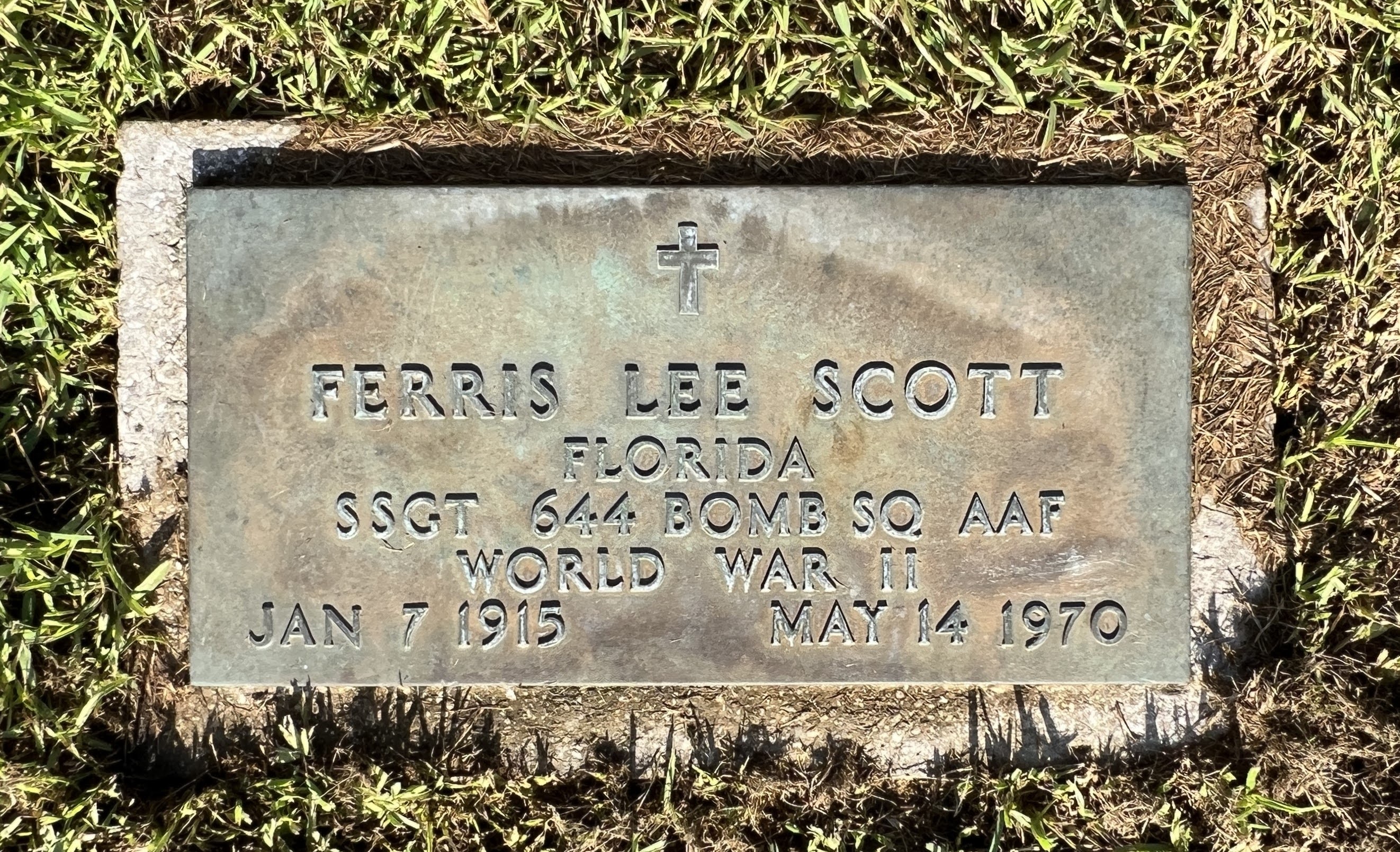 Sgt Ferris Lee Scott