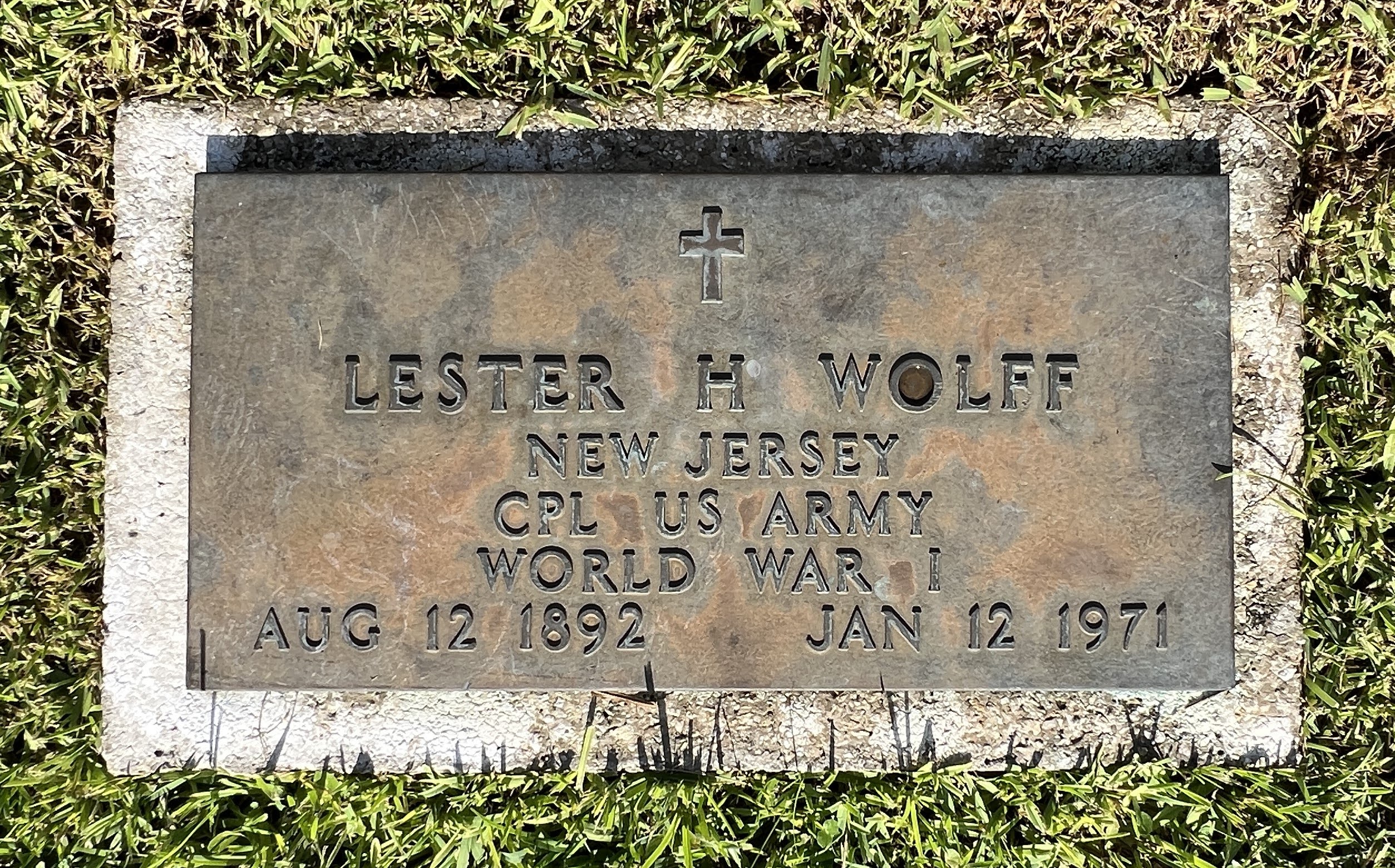 Corp Lester H Wolff