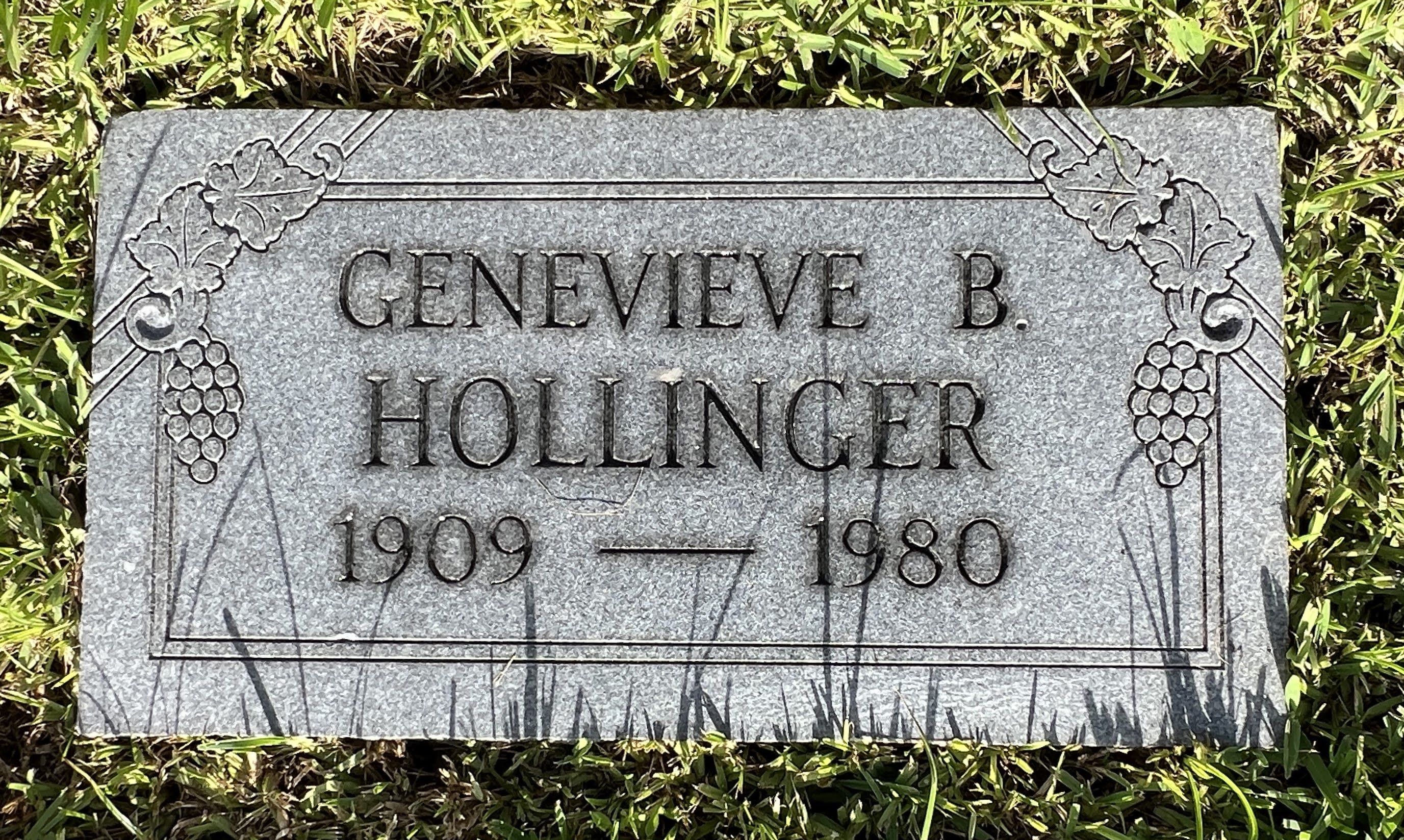 Genevieve B Hollinger