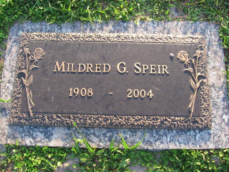 Mildred G Speir