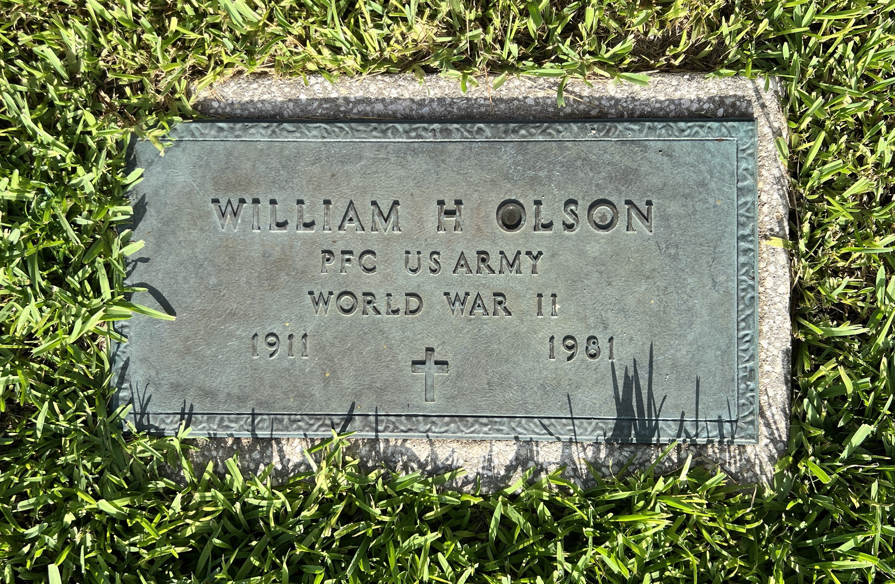 PFC William H Olson