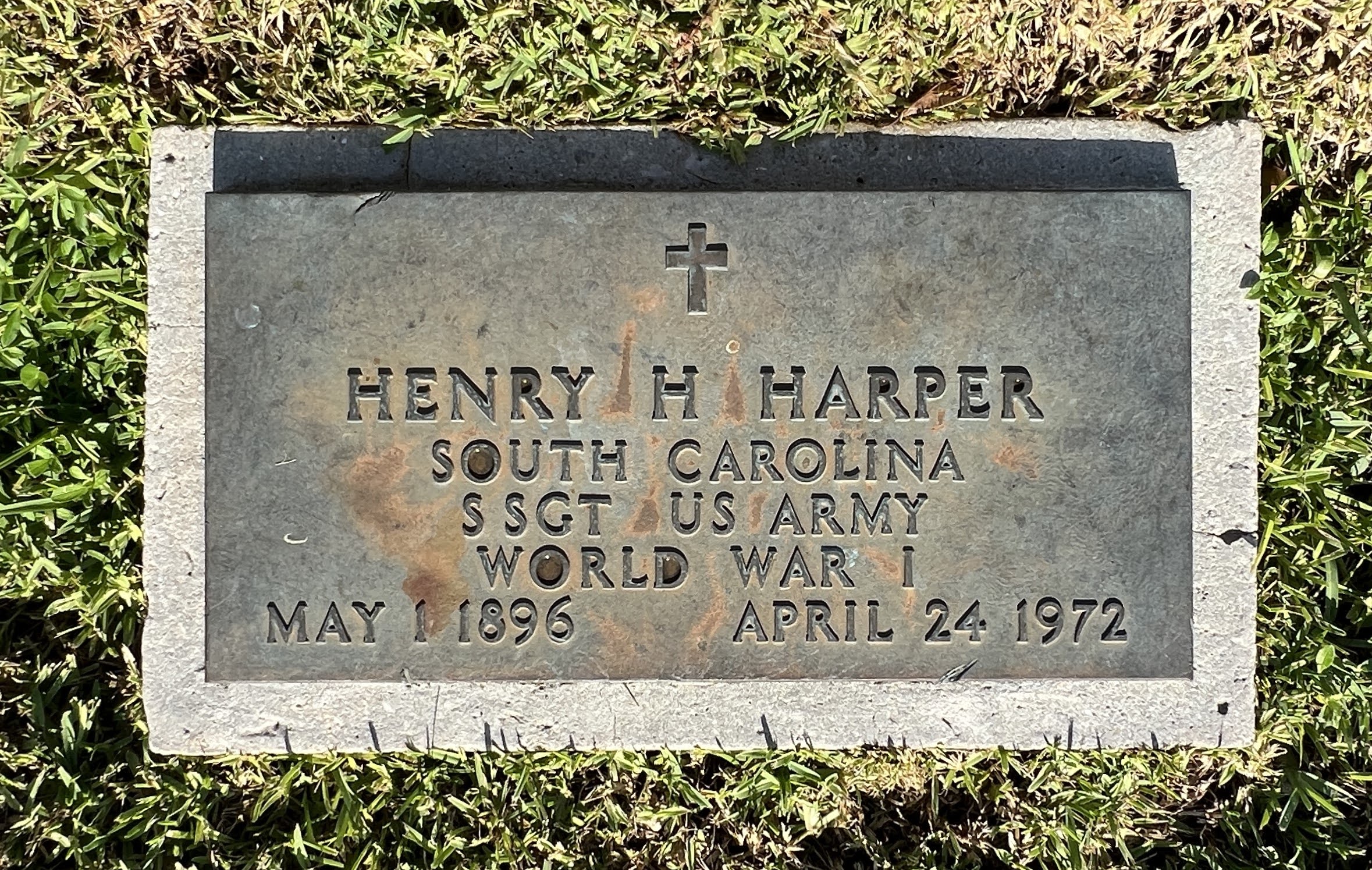 Sgt Henry H Harper