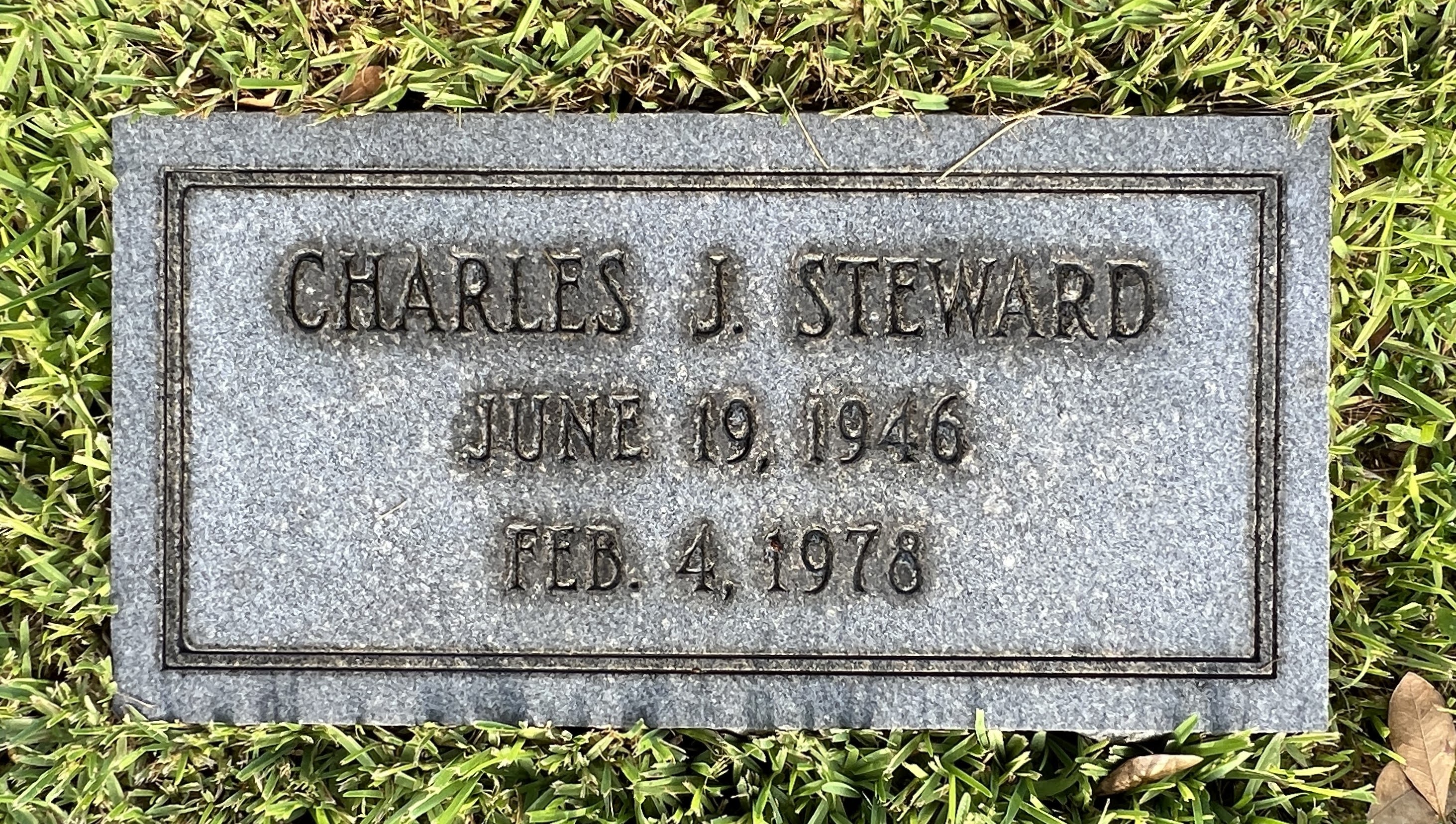 Charles J Steward