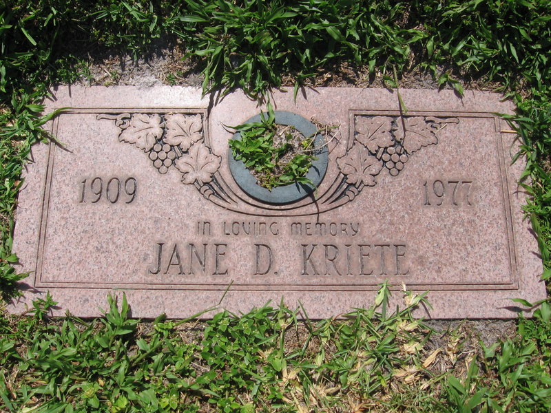 Jane D Kriete