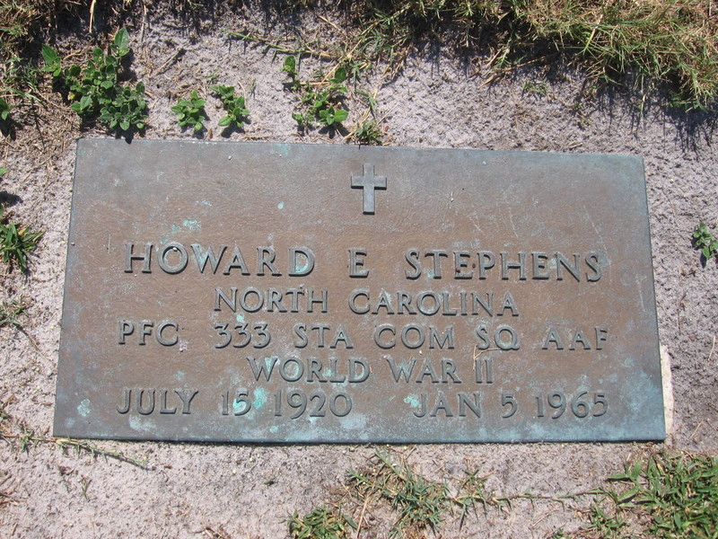 PFC Howard E Stephens