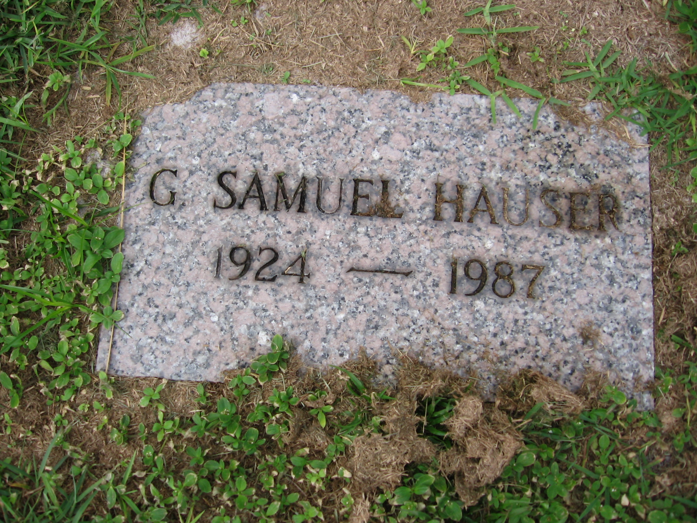G Samuel Hauser
