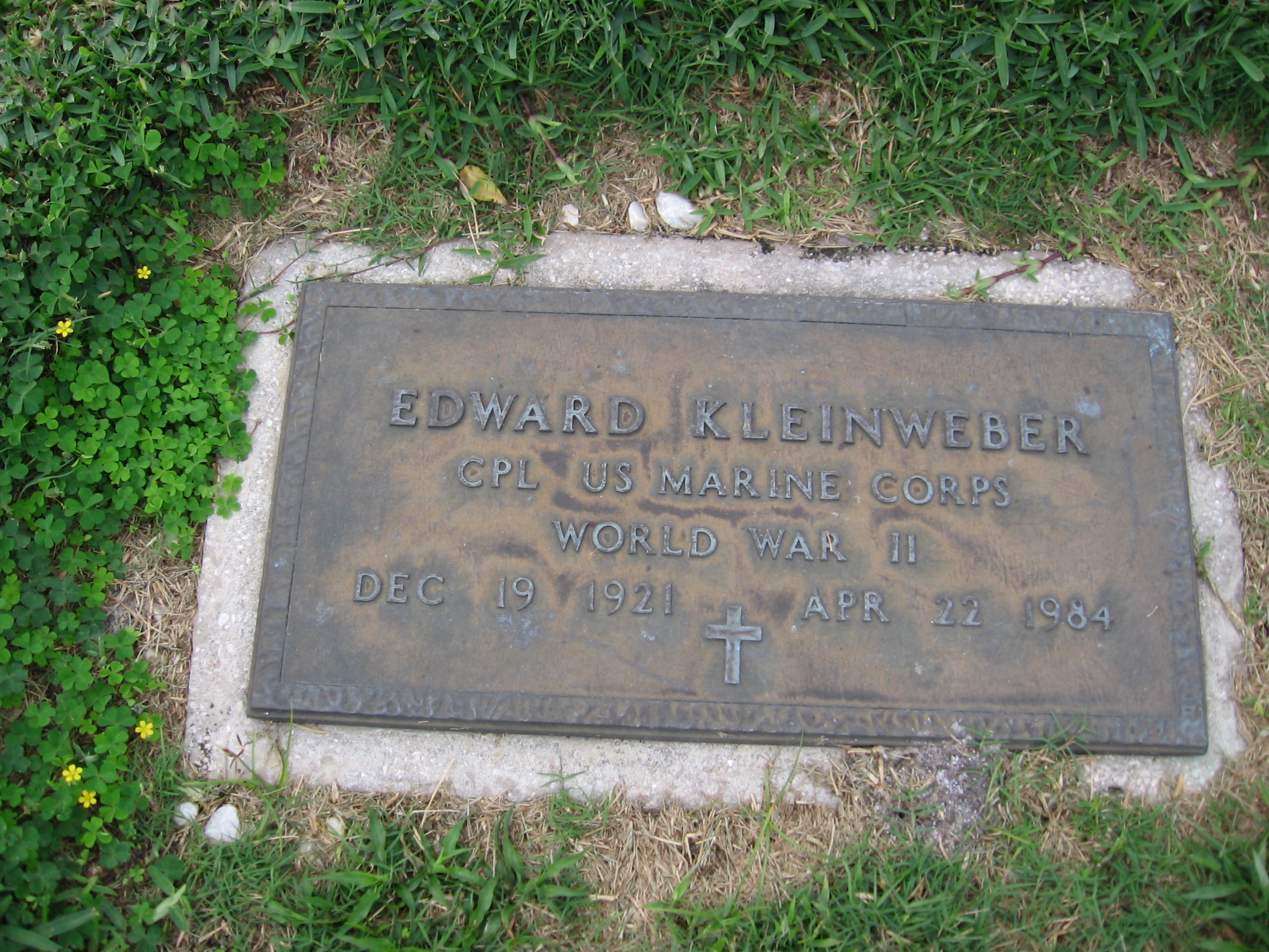 Corp Edward Kleinweber