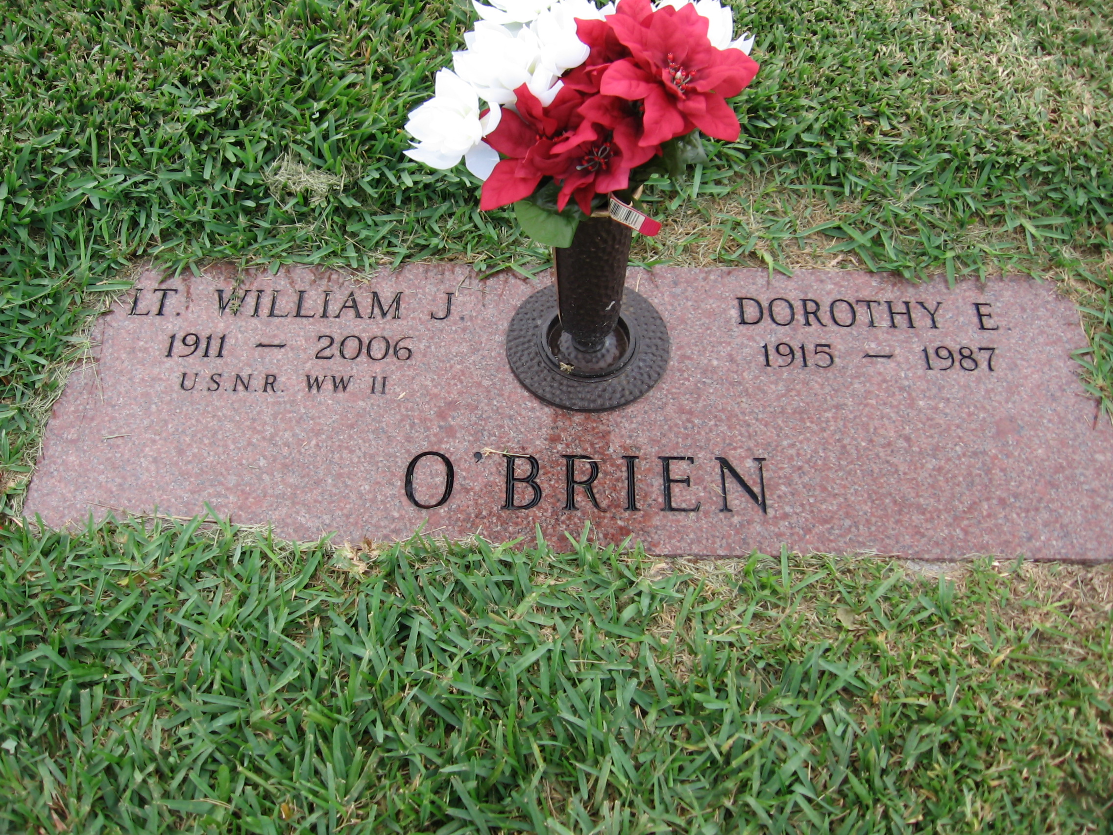 Lieut William J O'Brien