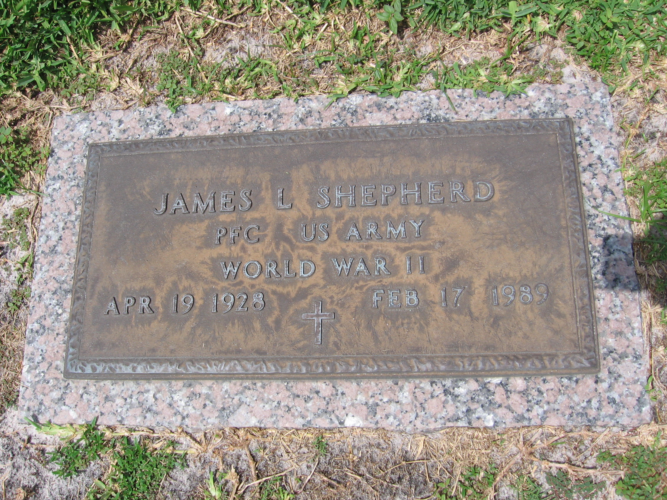 PFC James L Shepherd