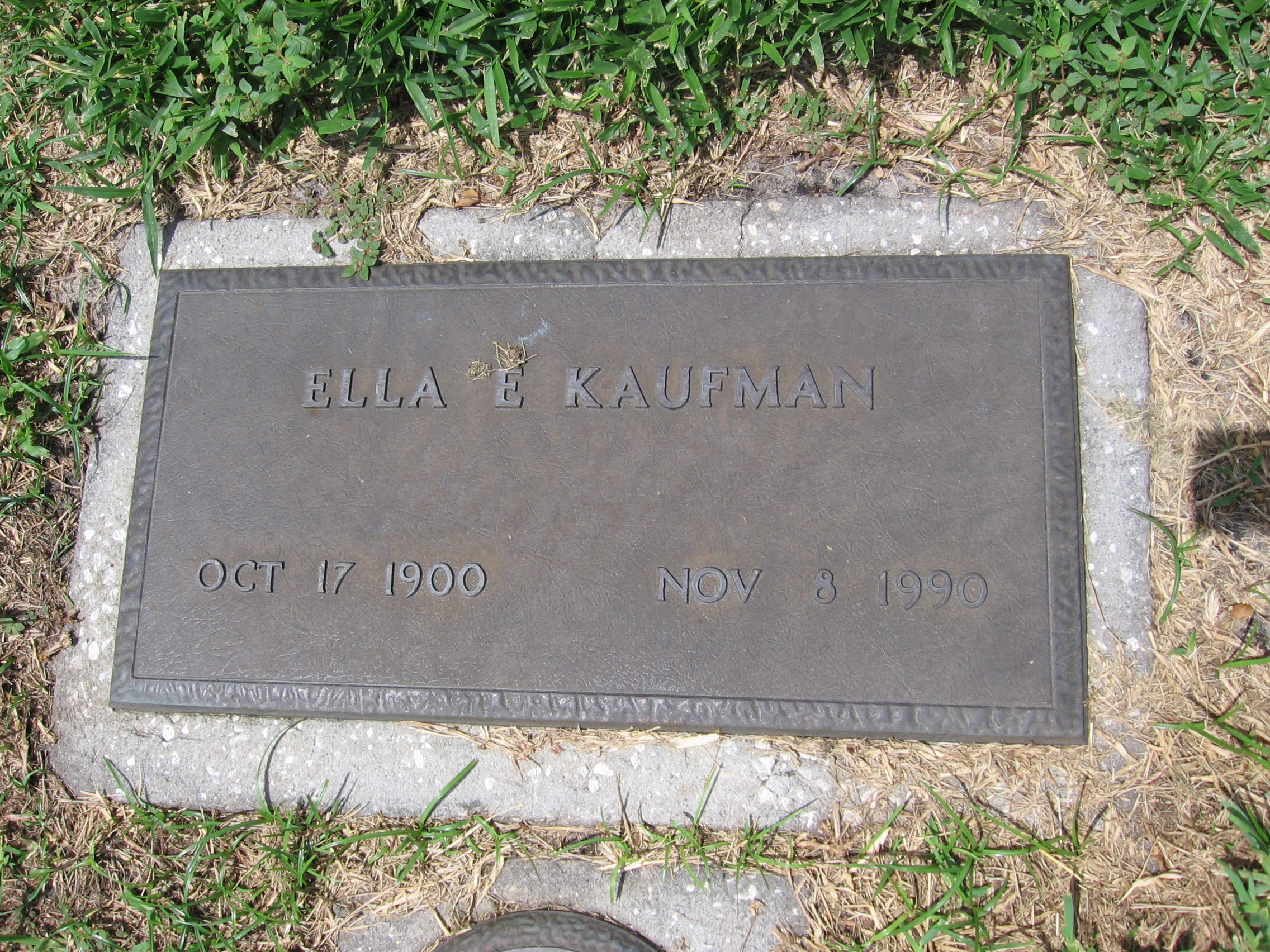 Ella E Kaufman