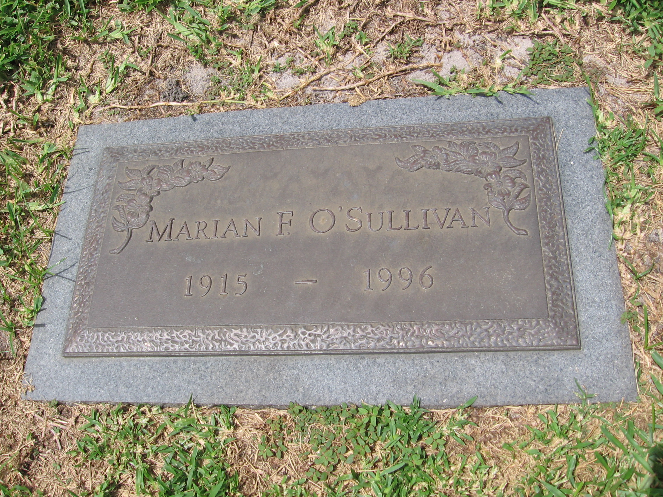 Marian F O'Sullivan
