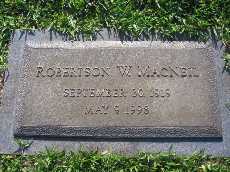 Robertson W MacNeil