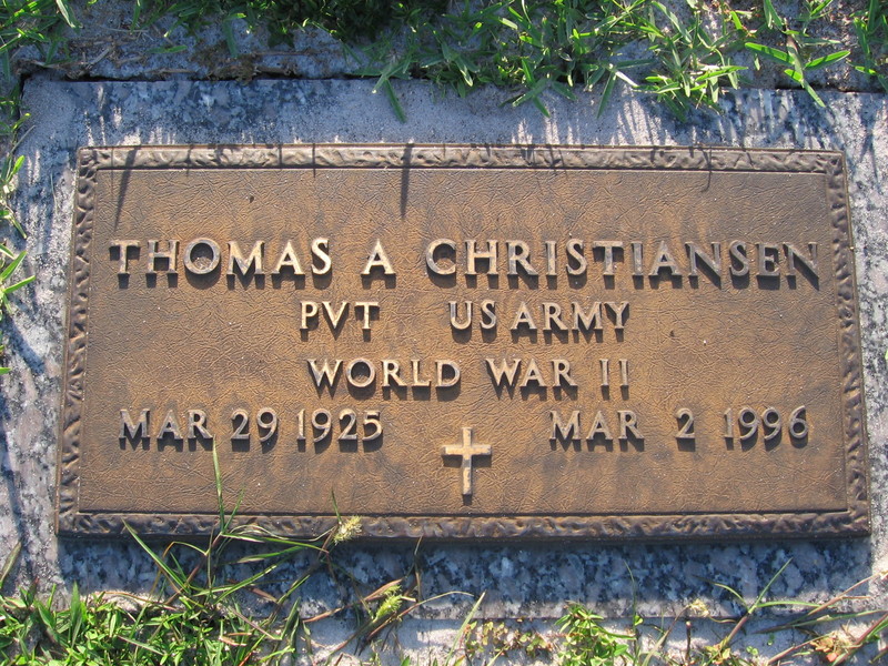 Pvt Thomas A Christiansen