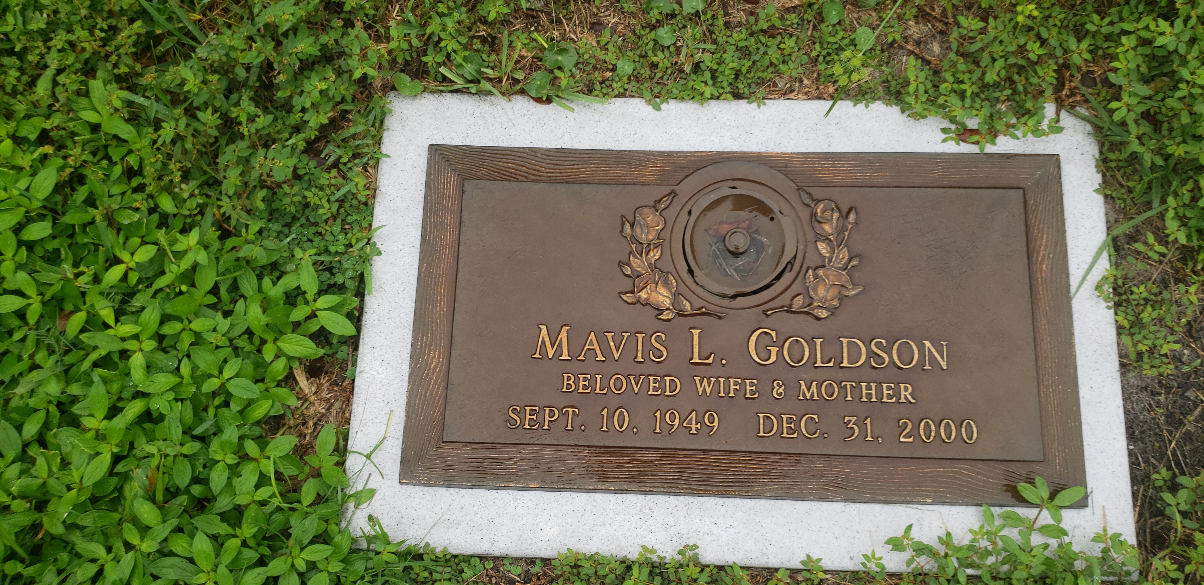 Mavis L Goldson