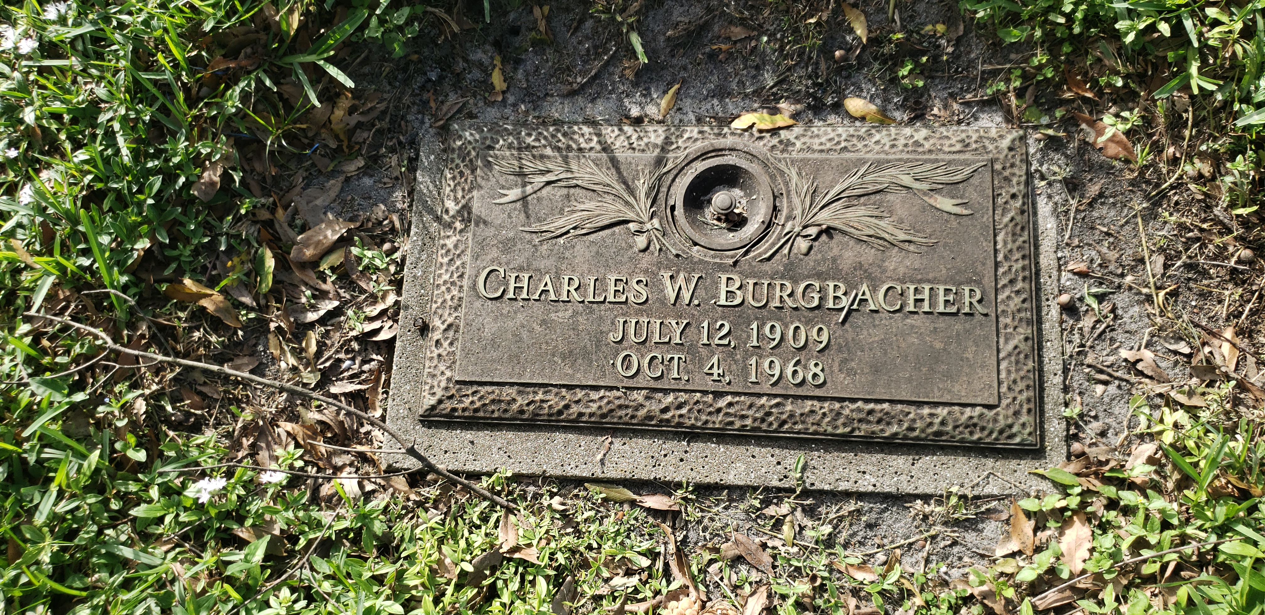 Charles W Burgbacher