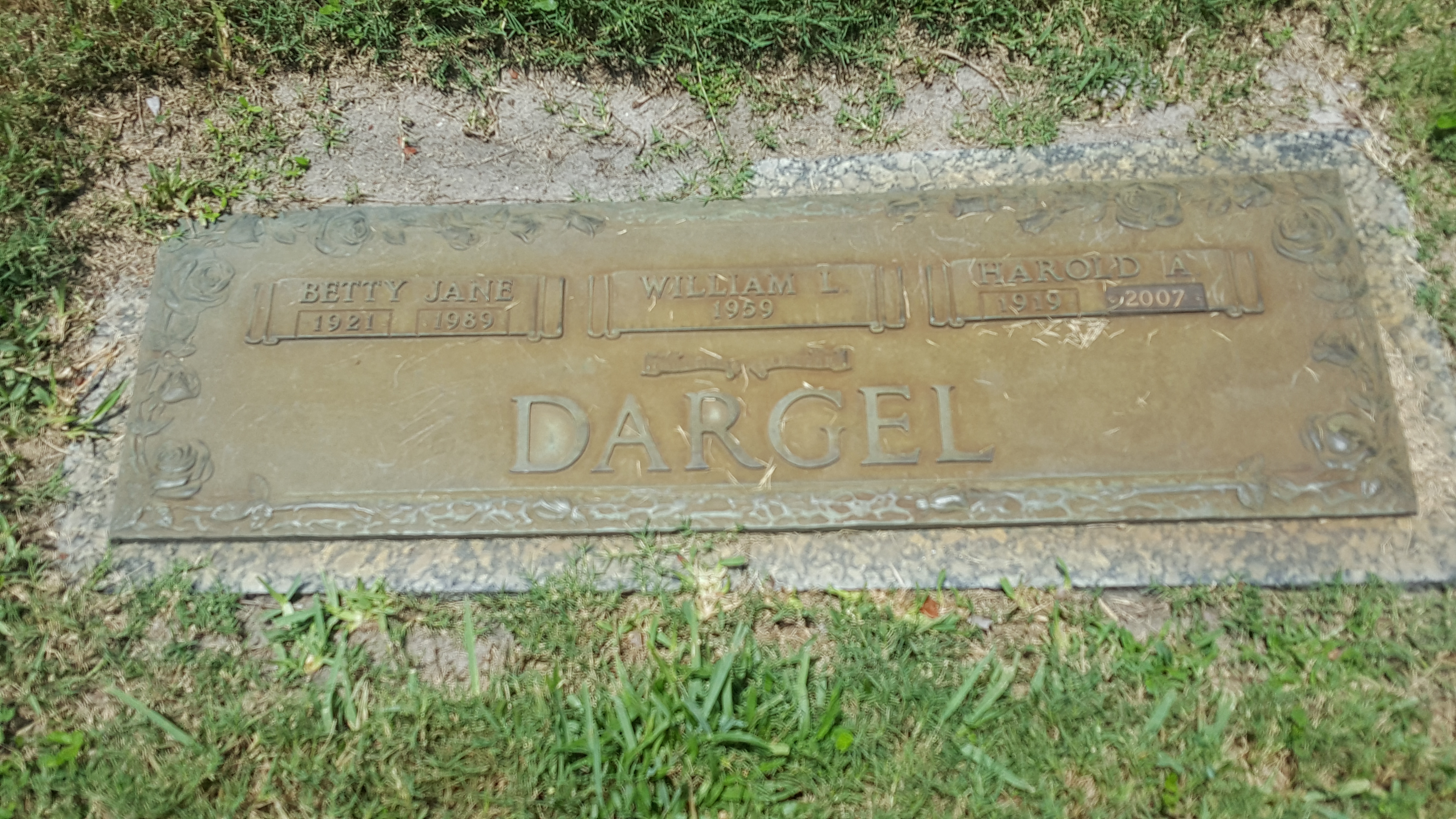 Harold A Dargel