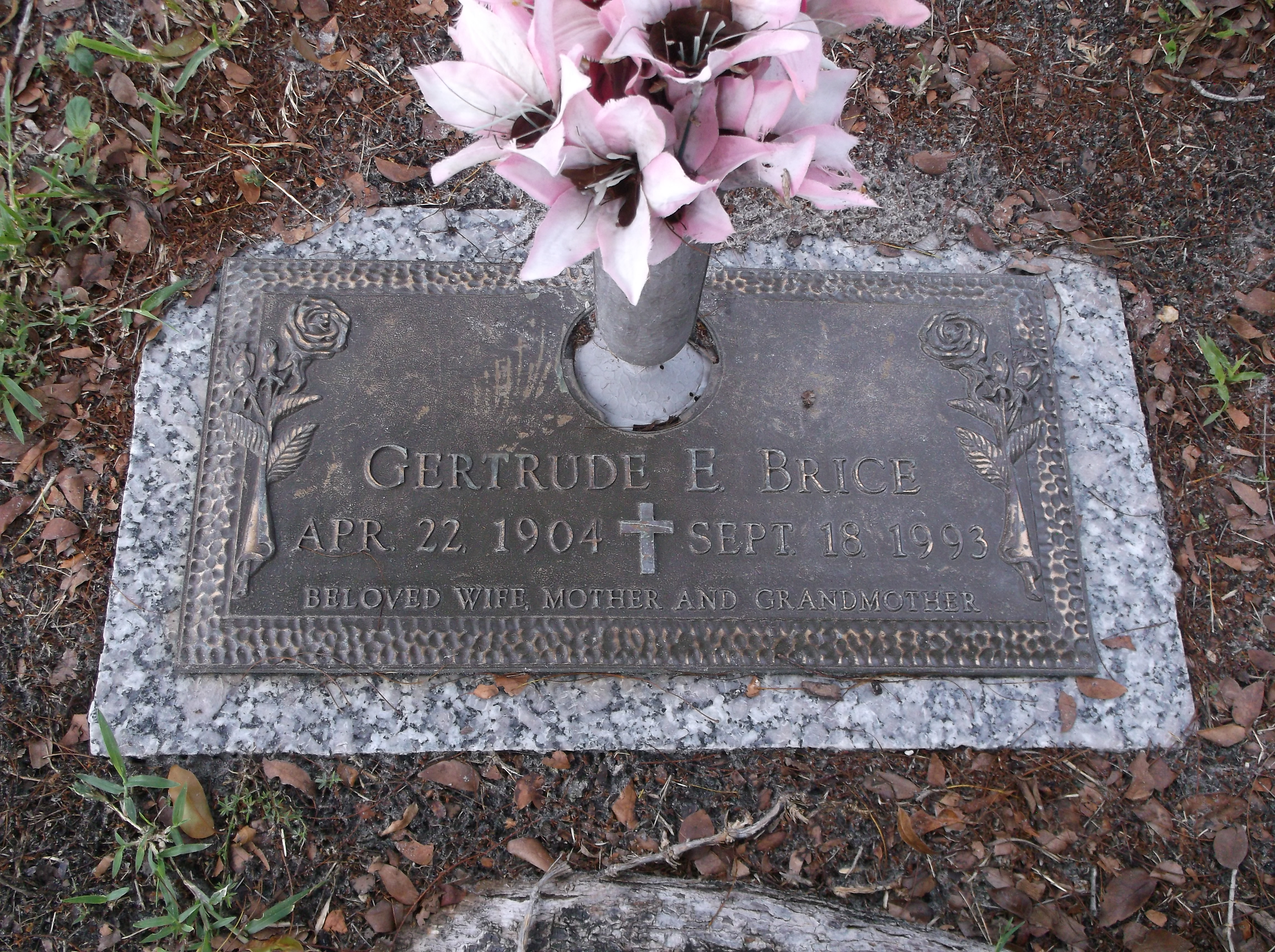 Gertrude E Brice