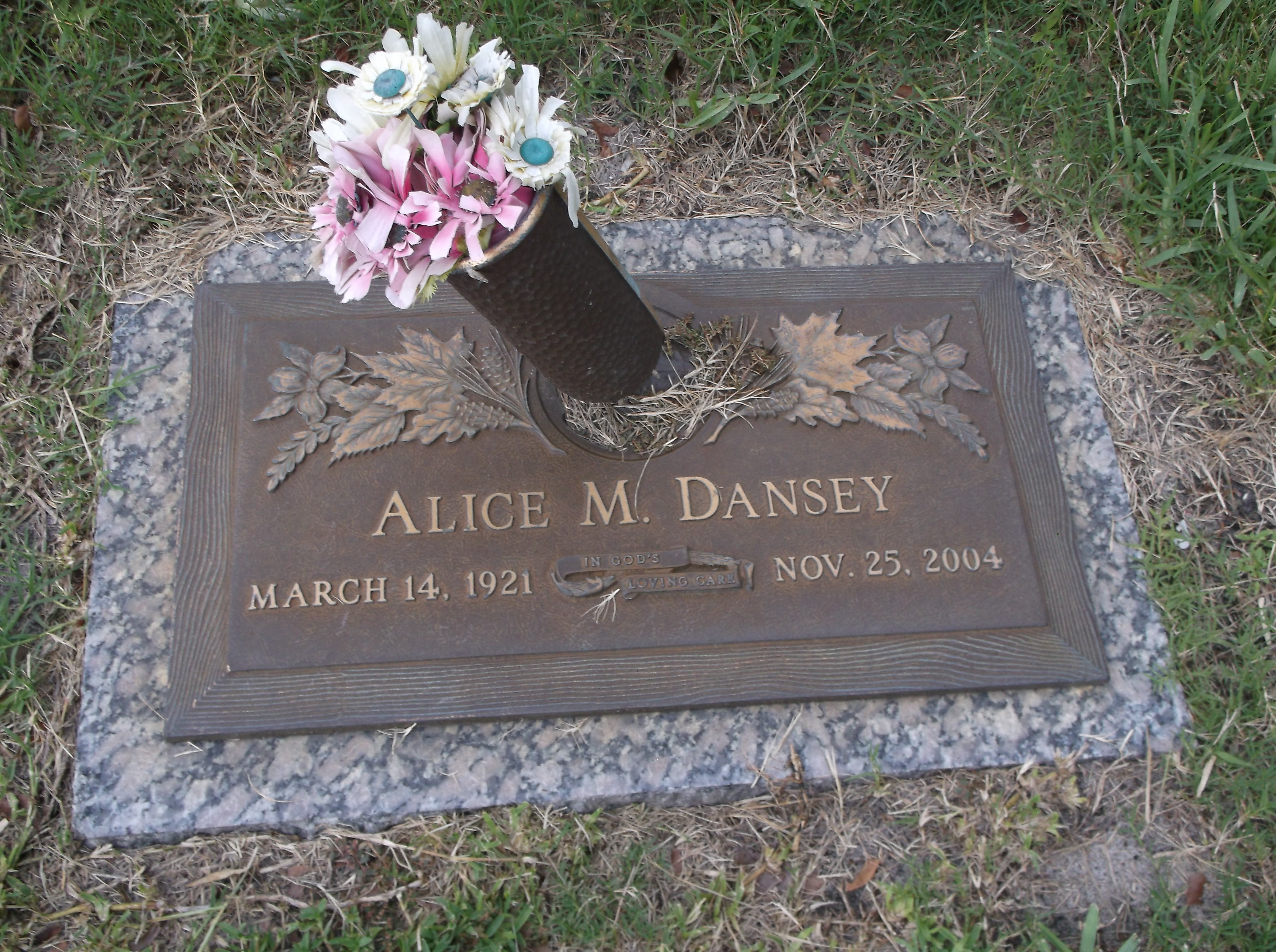 Alice M Dansey