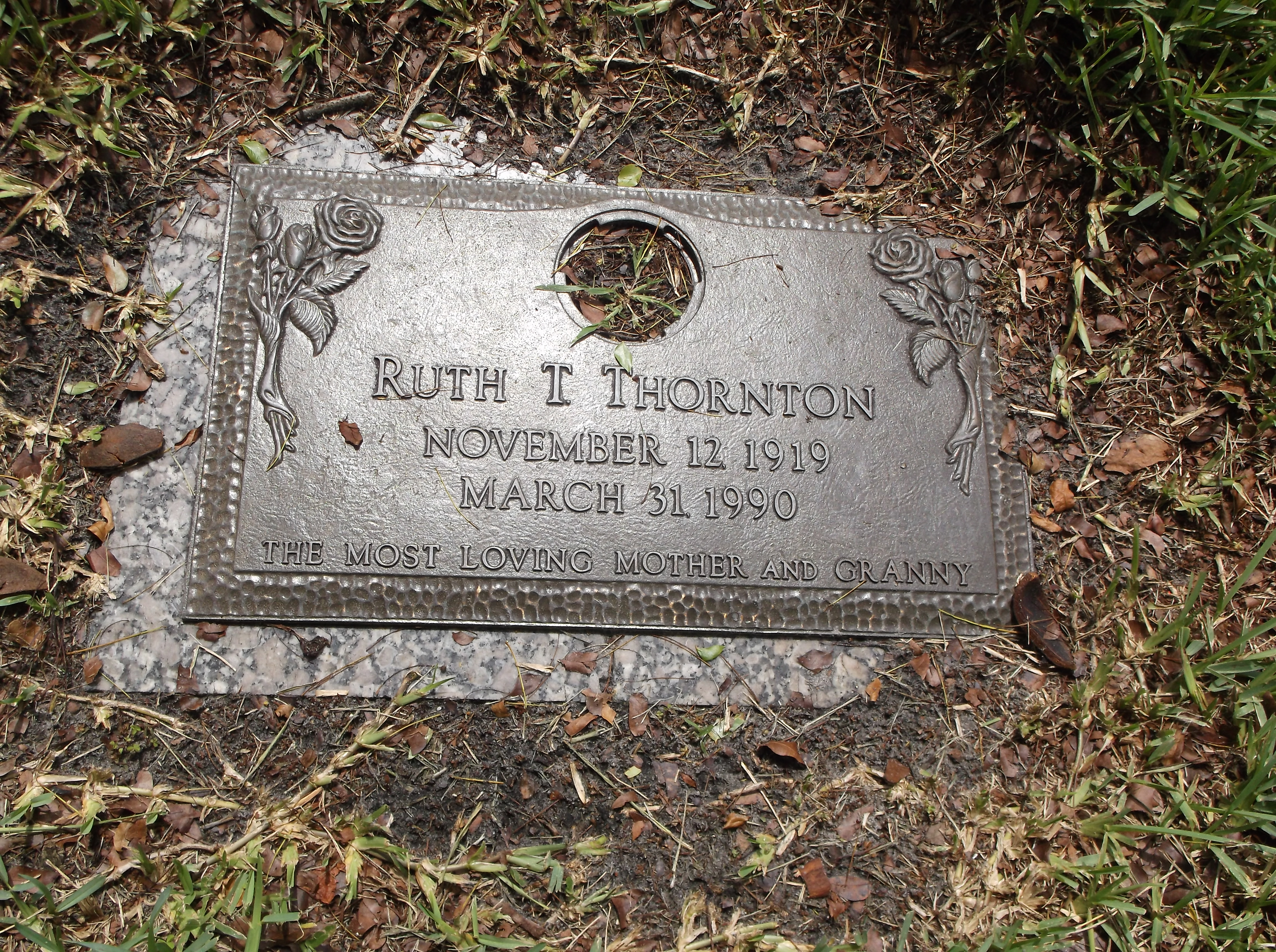 Ruth T Thornton