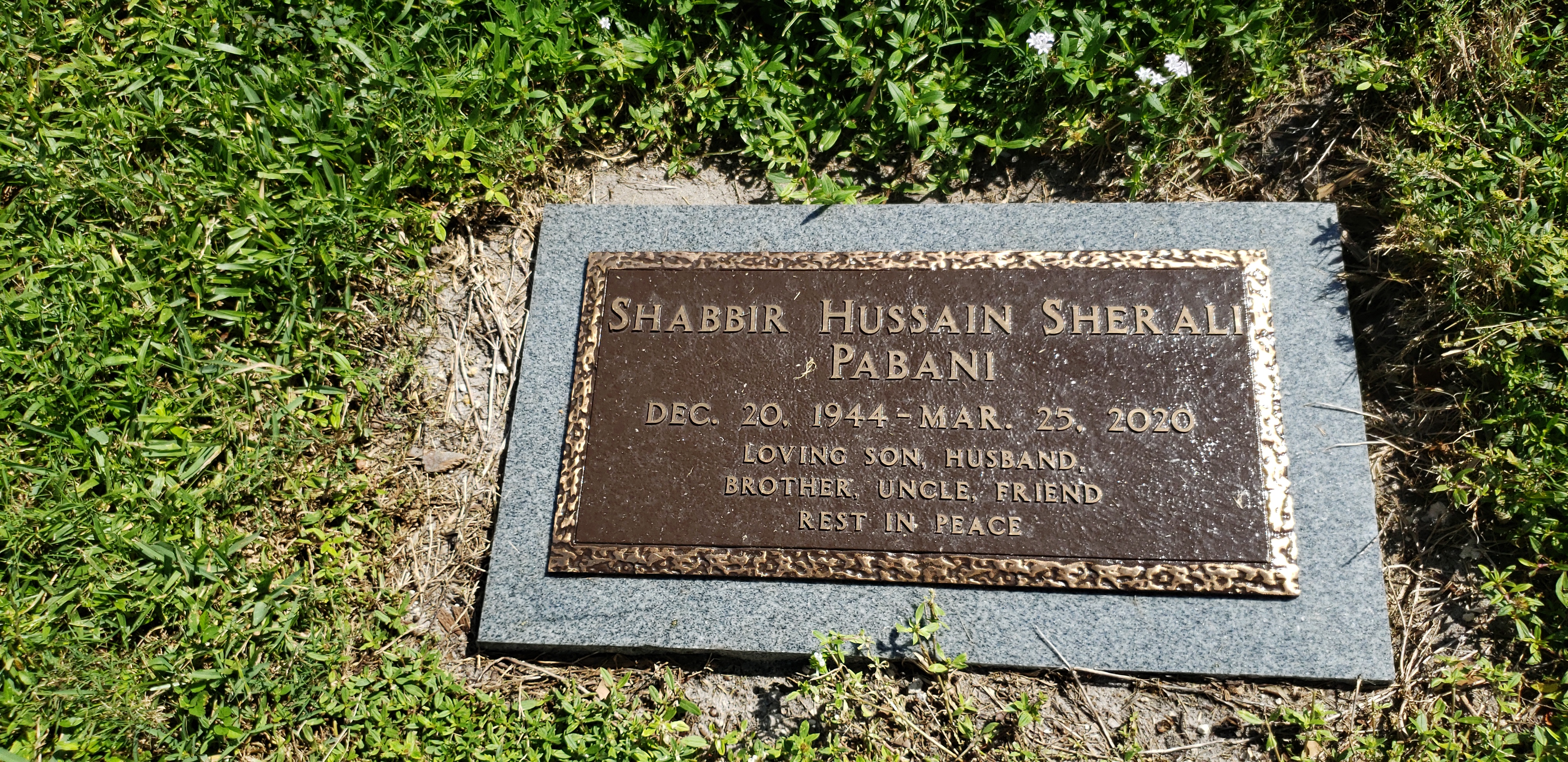 Shabbir Hussain Sherali Pabani