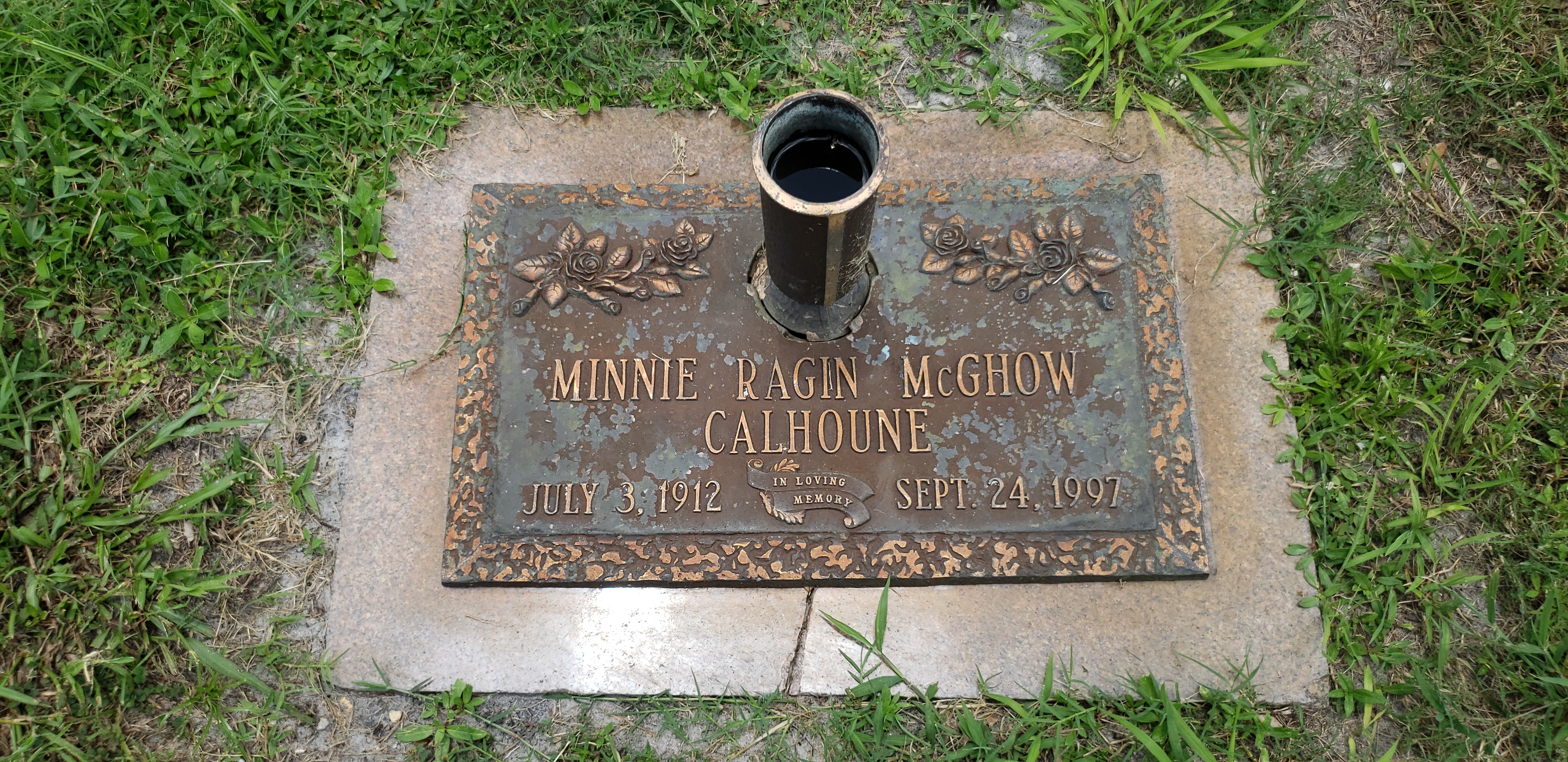 Minnie Ragin McGhow Calhoune
