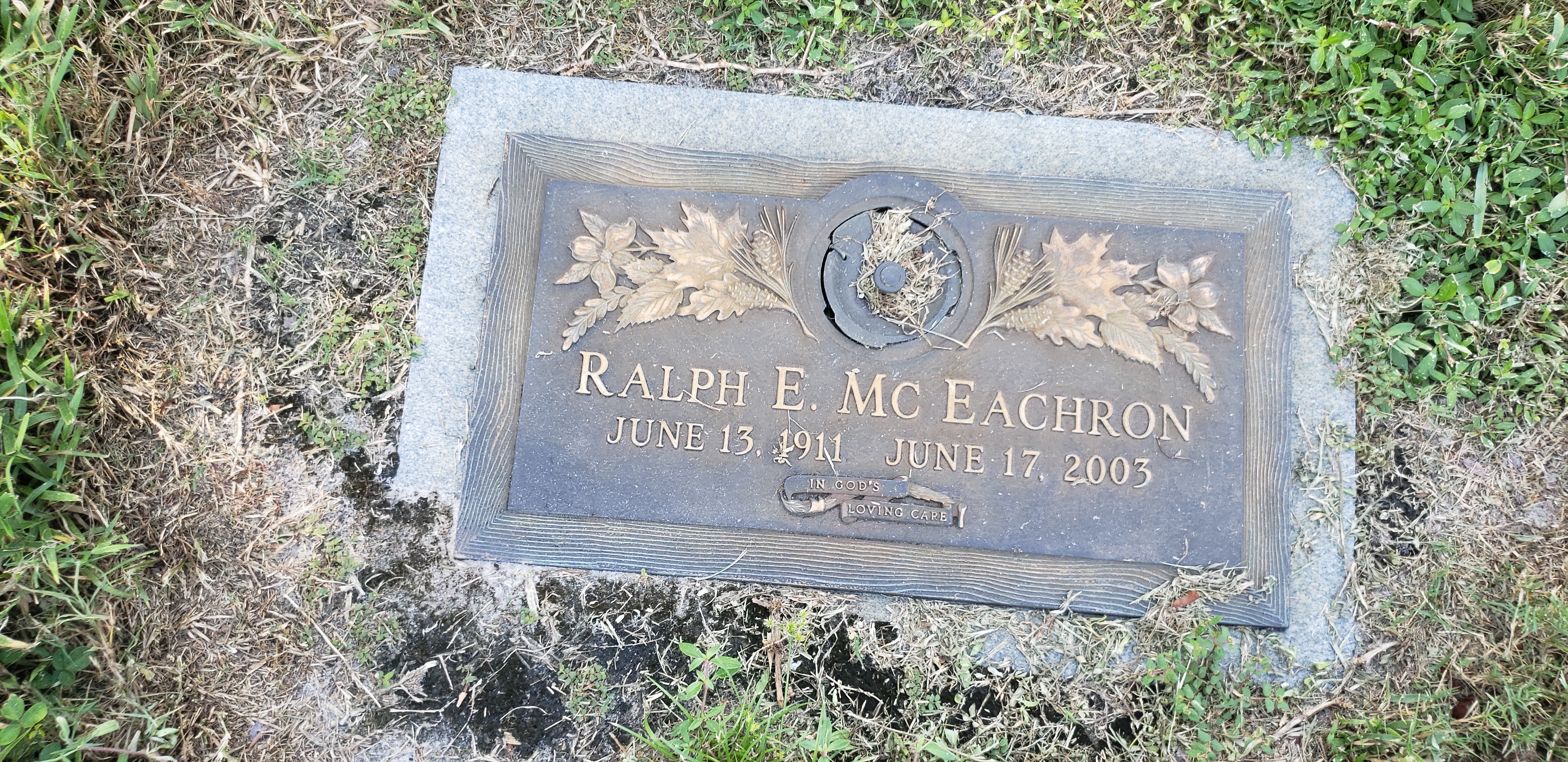Ralph E McEachron