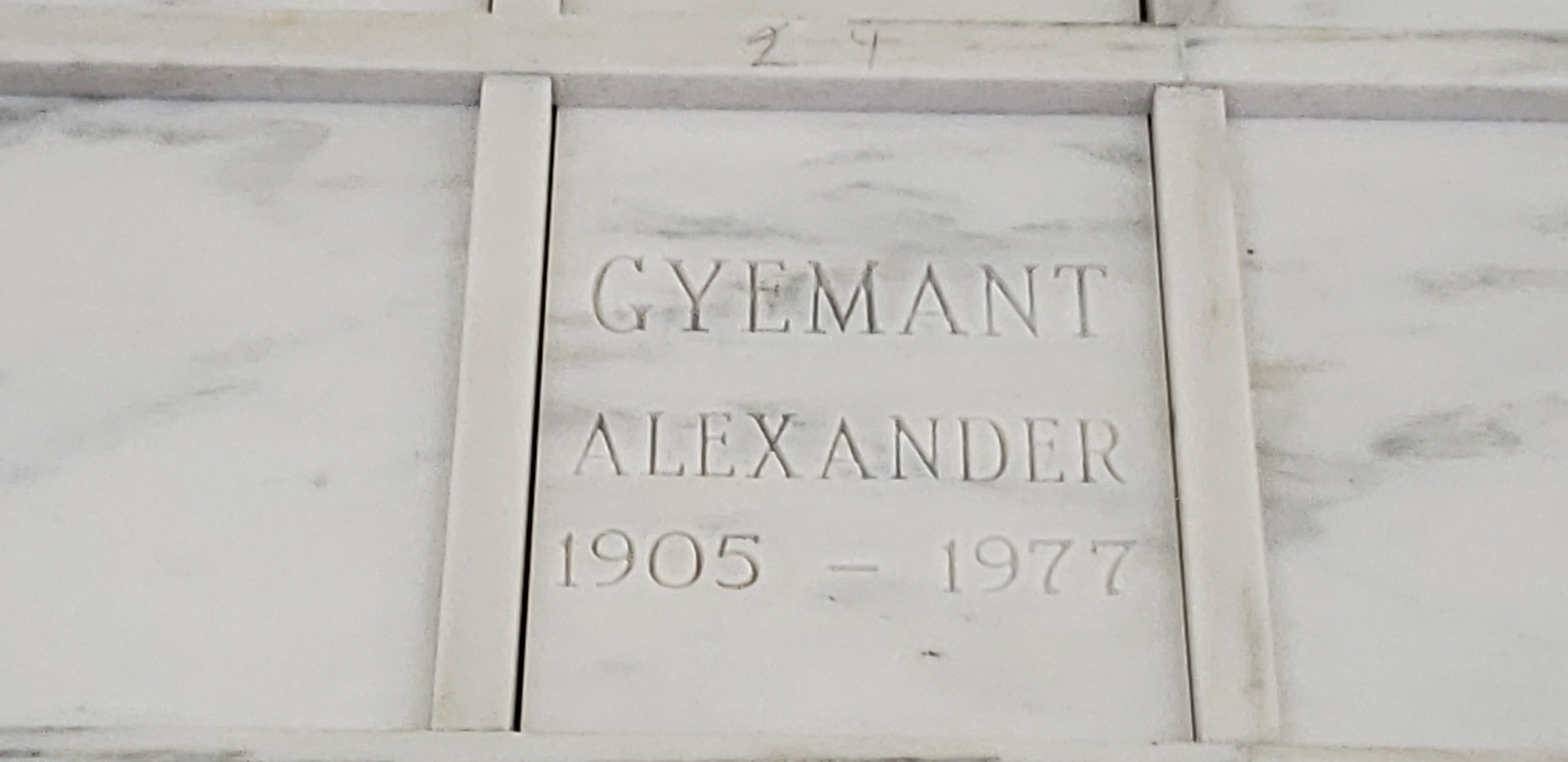 Alexander Gyemant