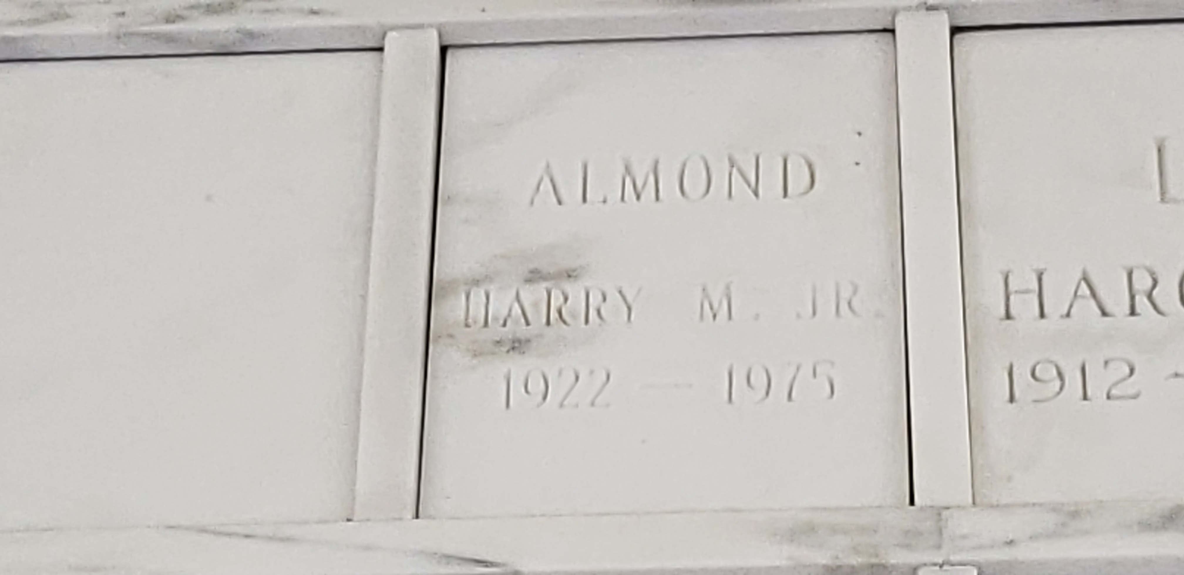 Harry M Almond, Jr