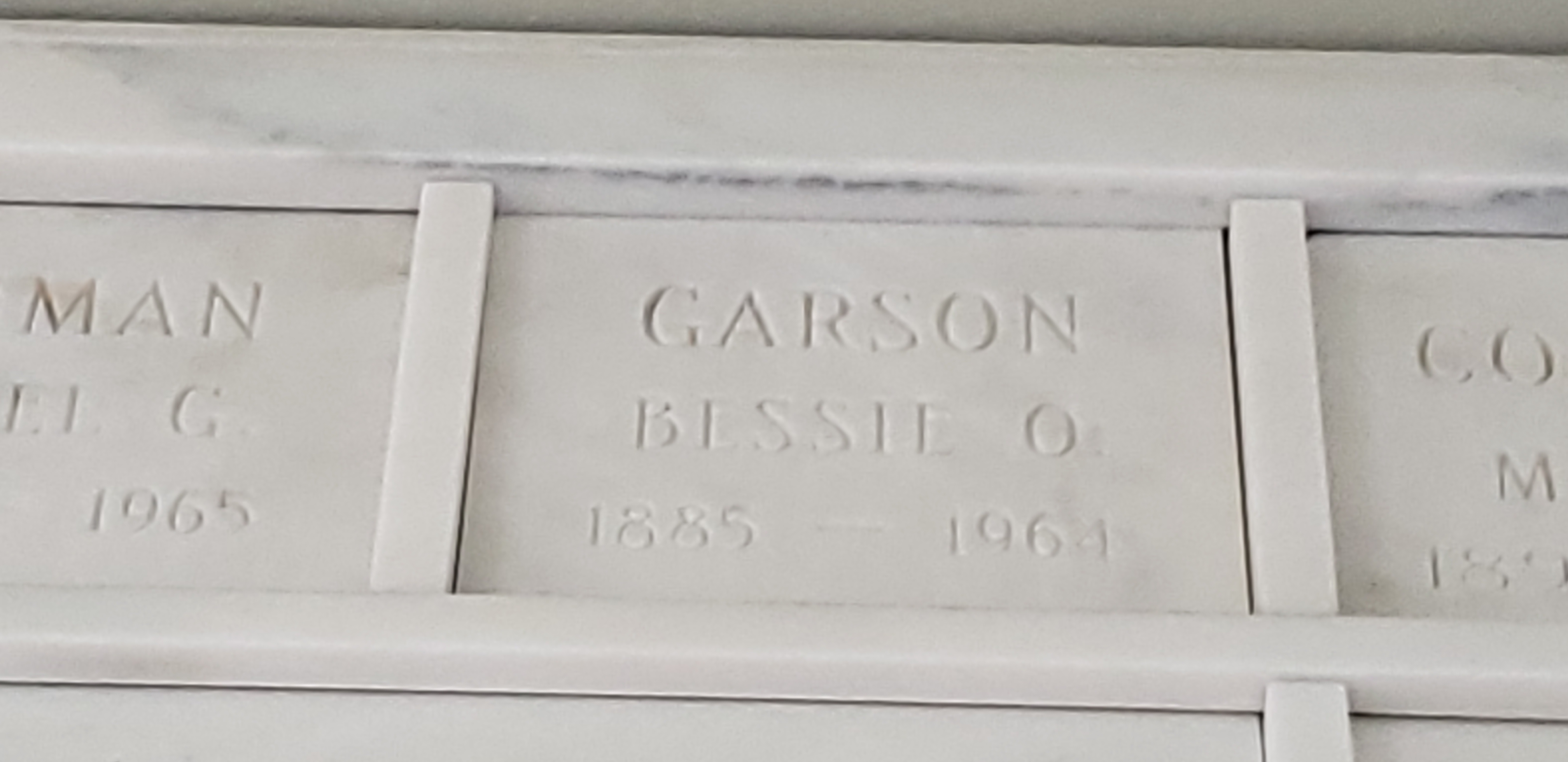 Bessie O Garson
