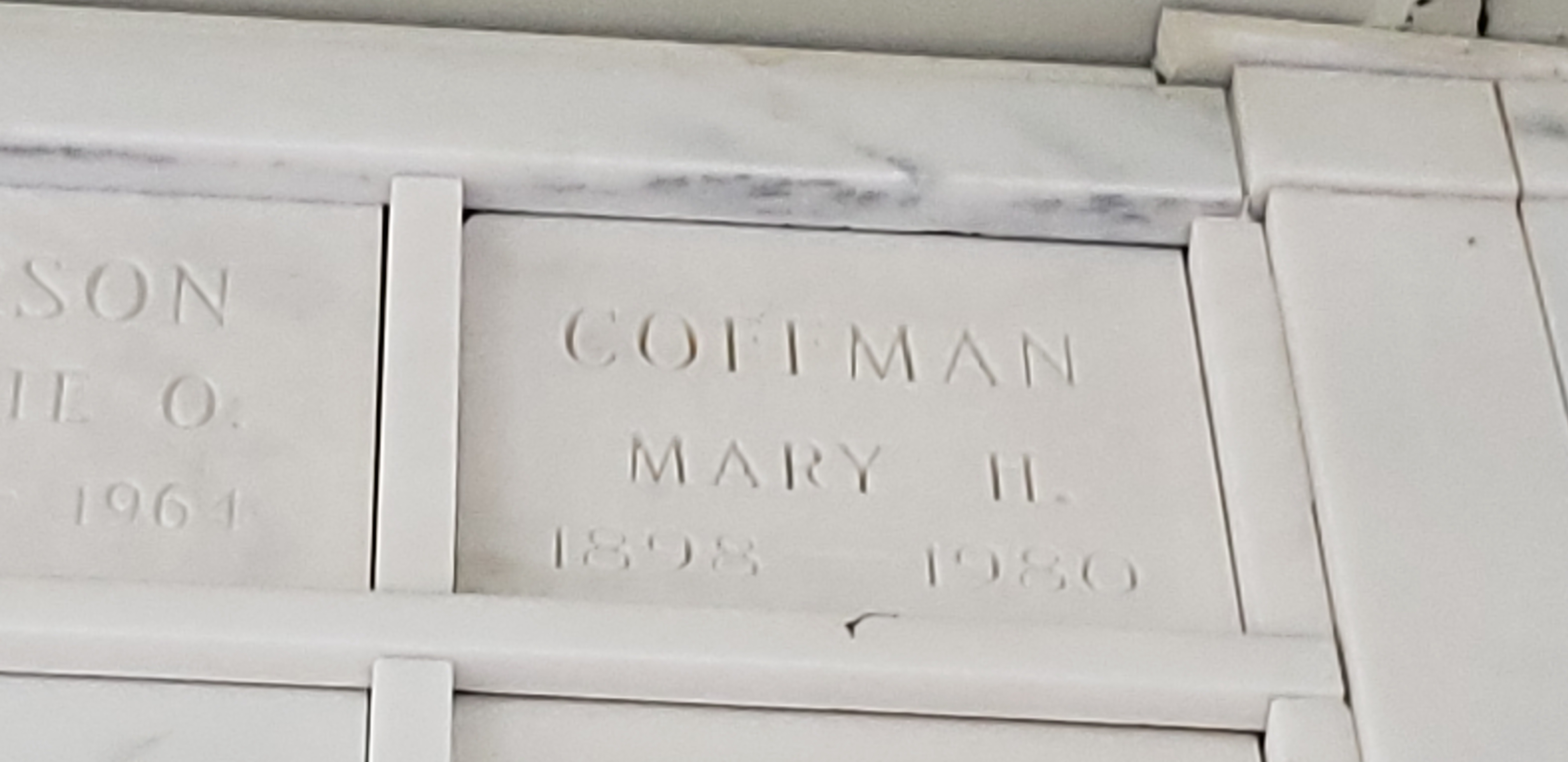 Mary H Coffman