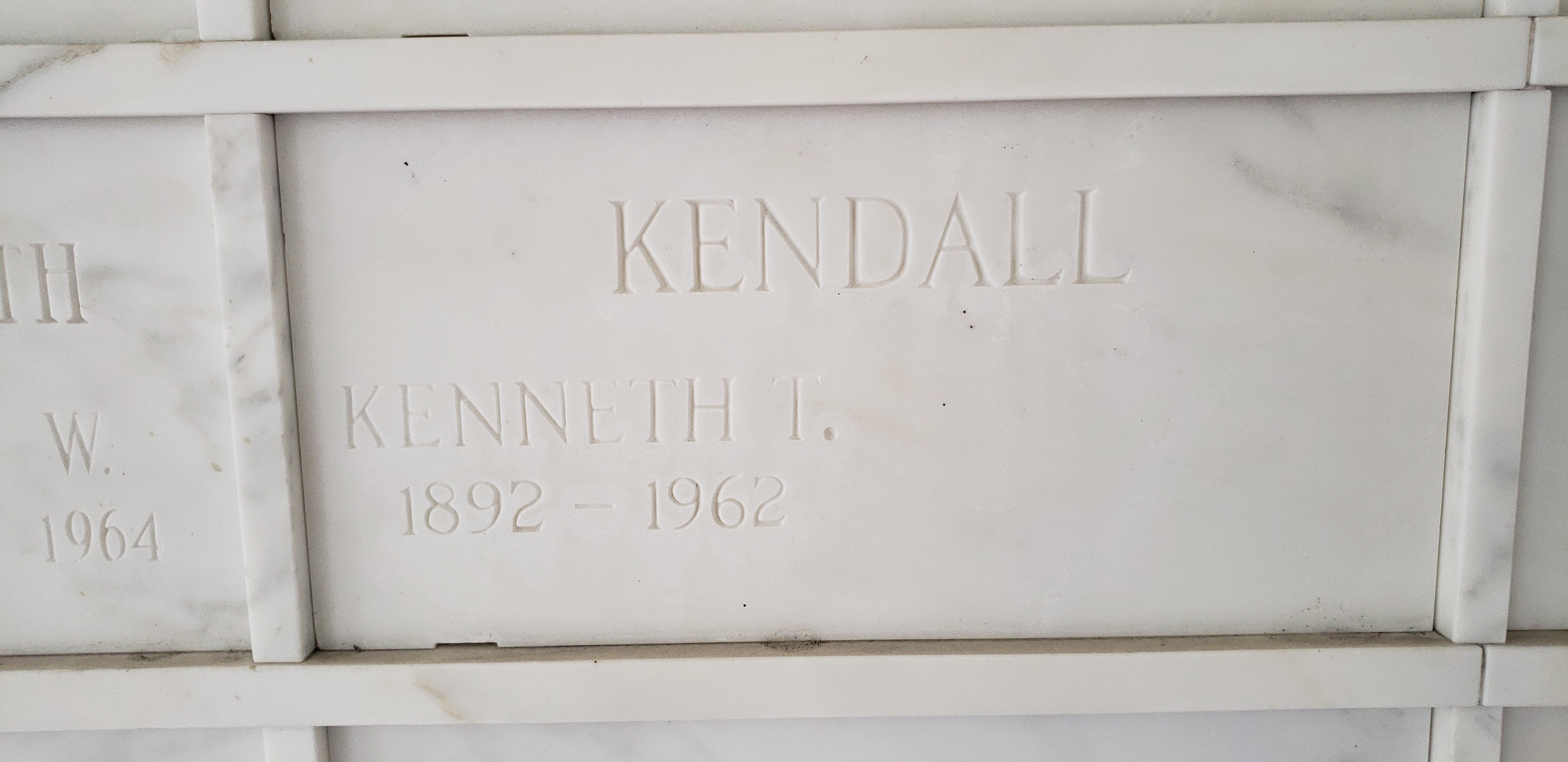Kenneth T Kendall
