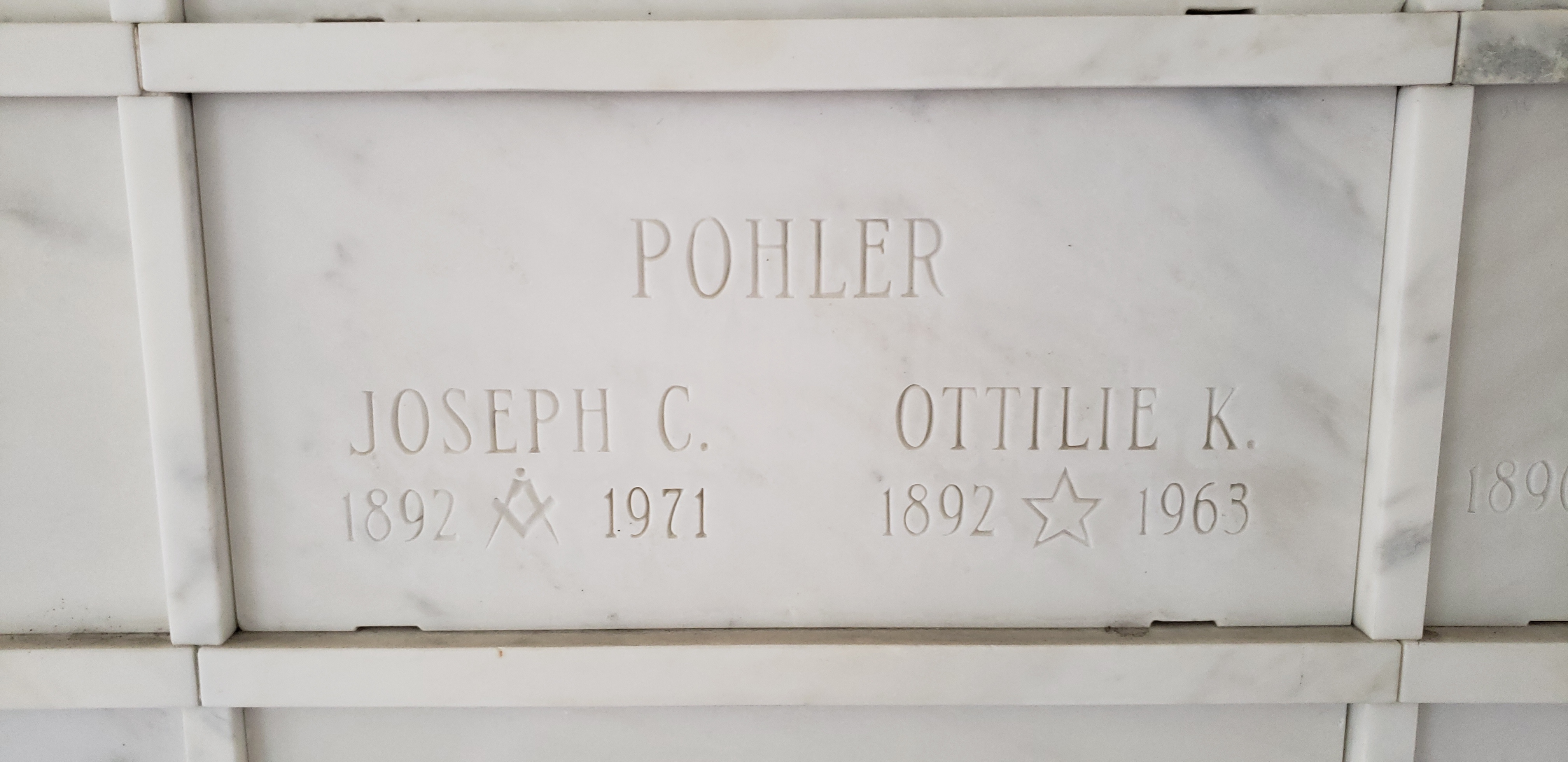 Joseph C Pohler