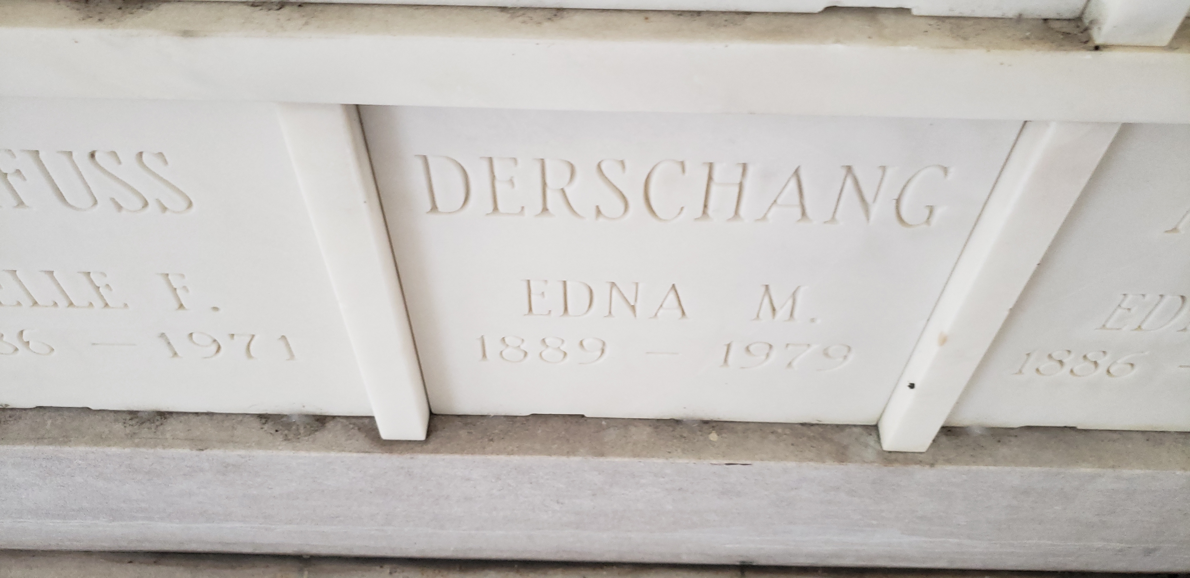 Edna M Derschang