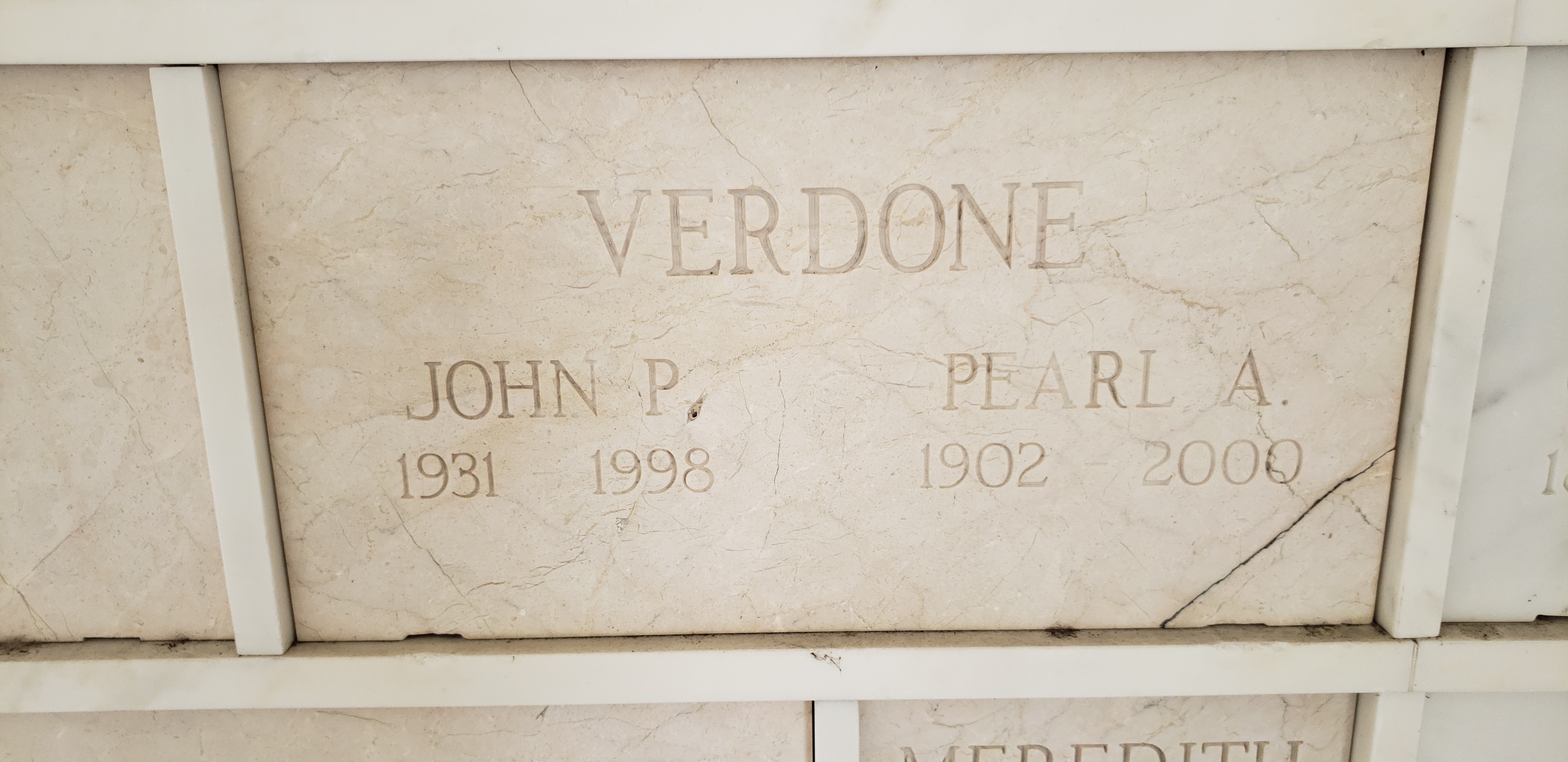 John P Verdone