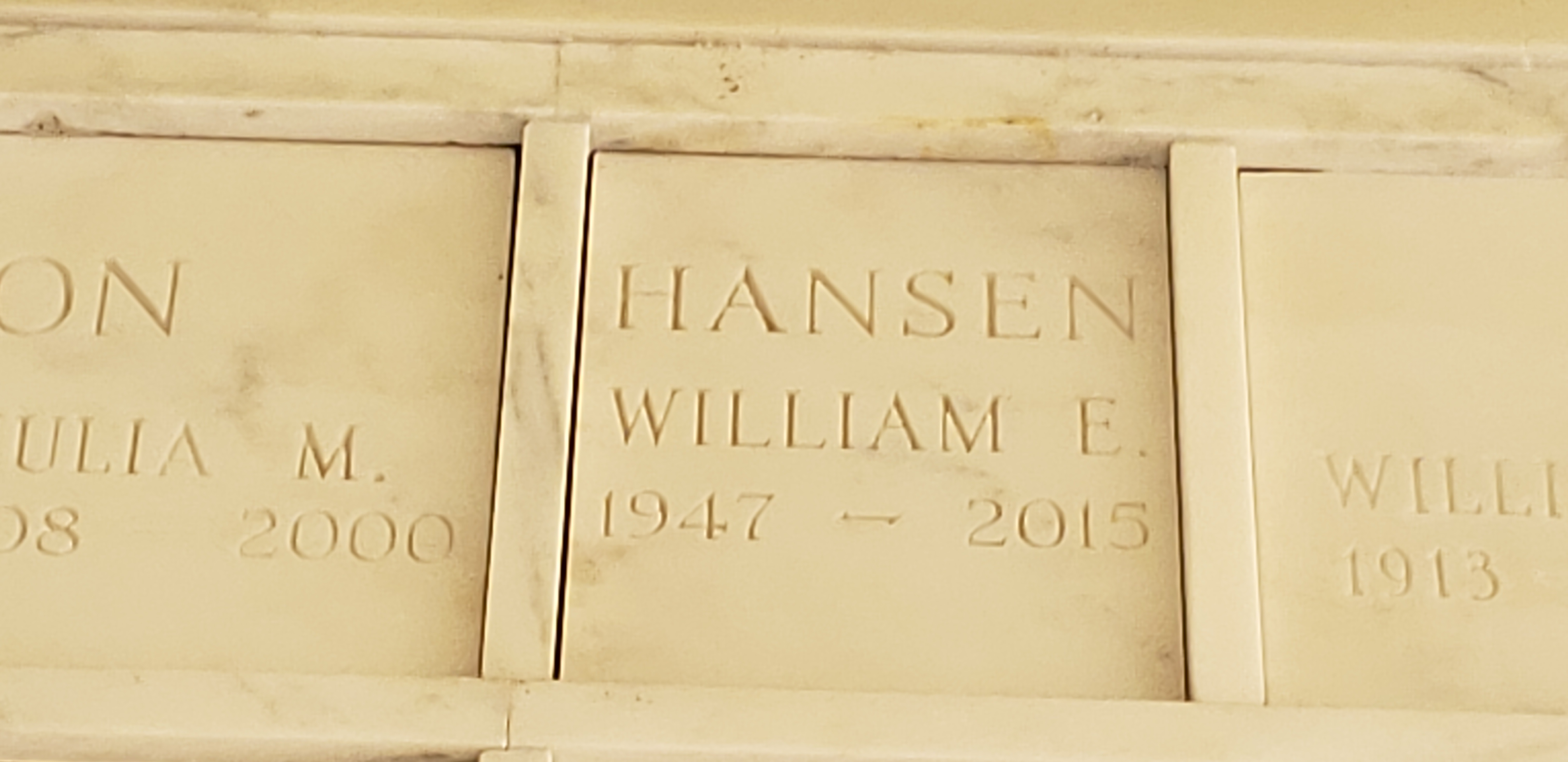 William E Hansen