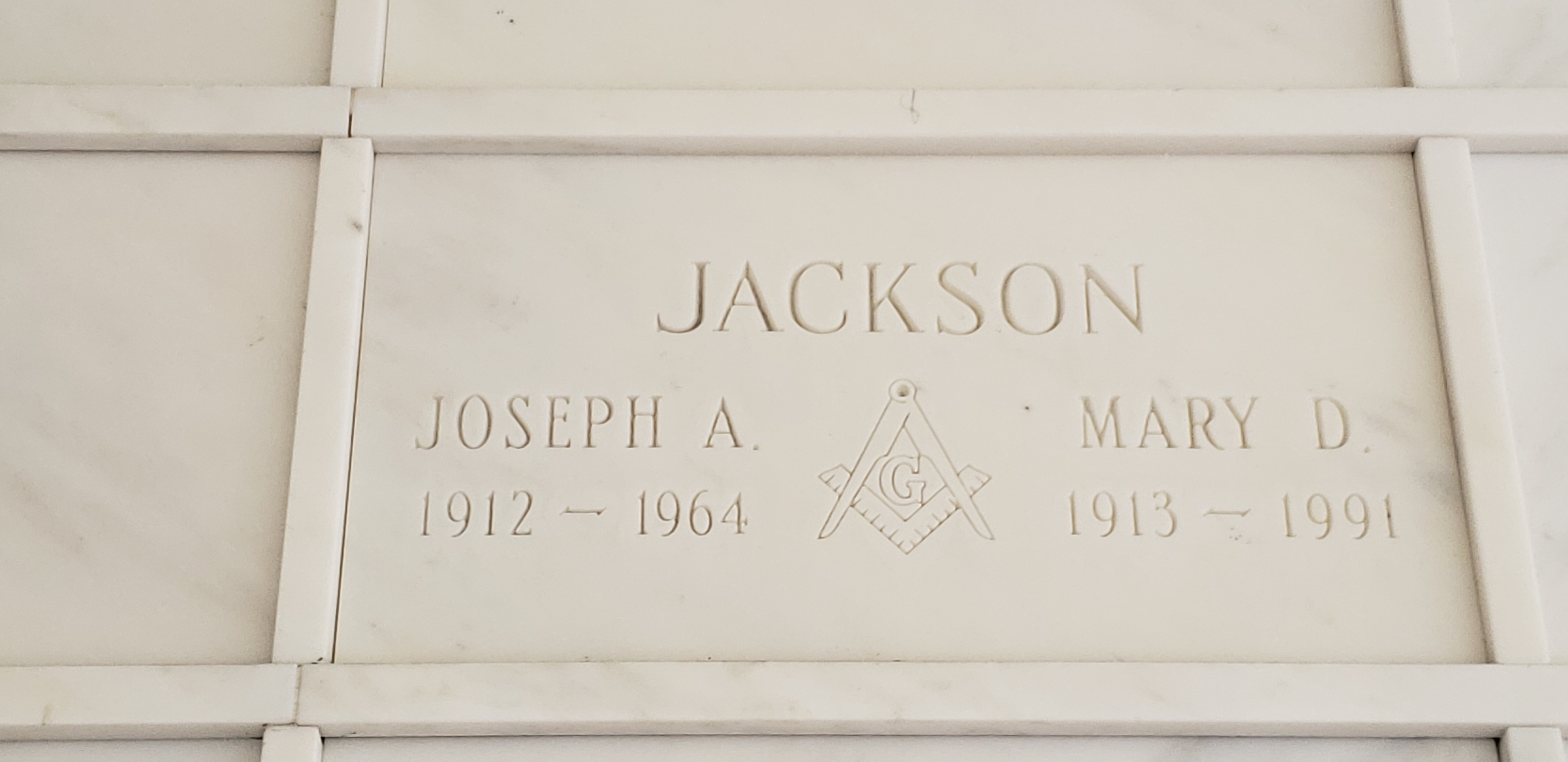 Mary D Jackson