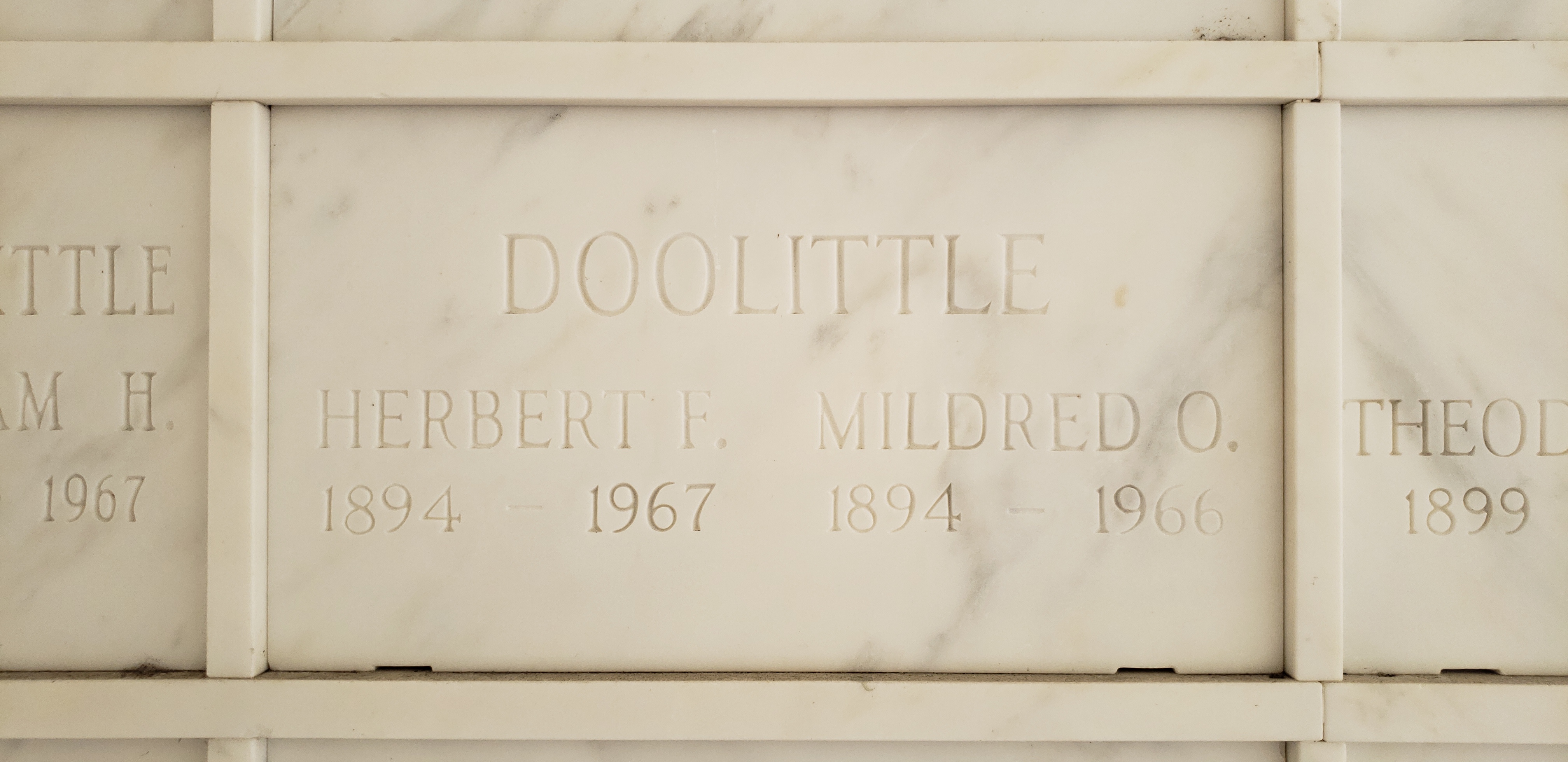Herbert F Doolittle