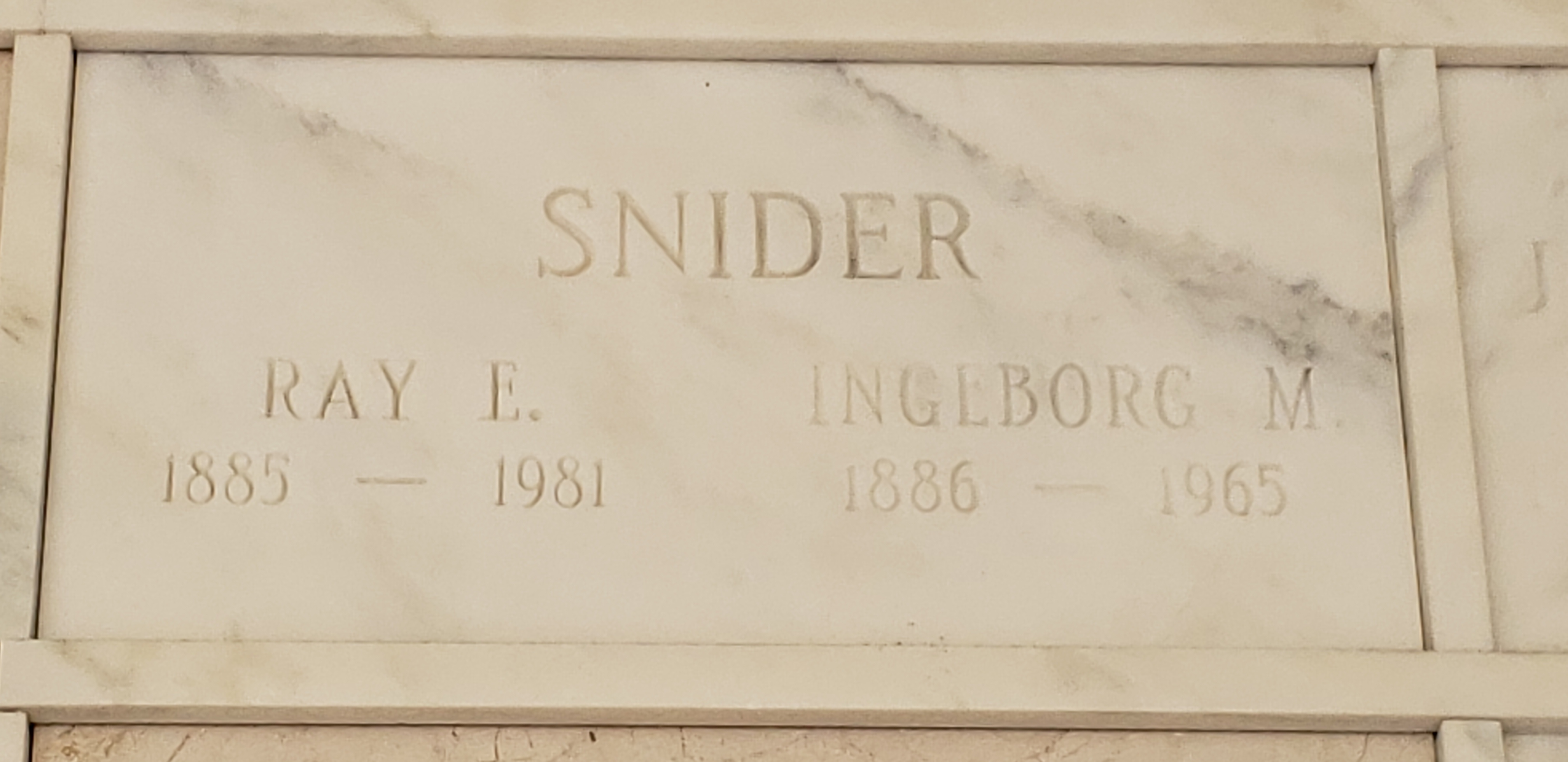 Ingeborg M Snider