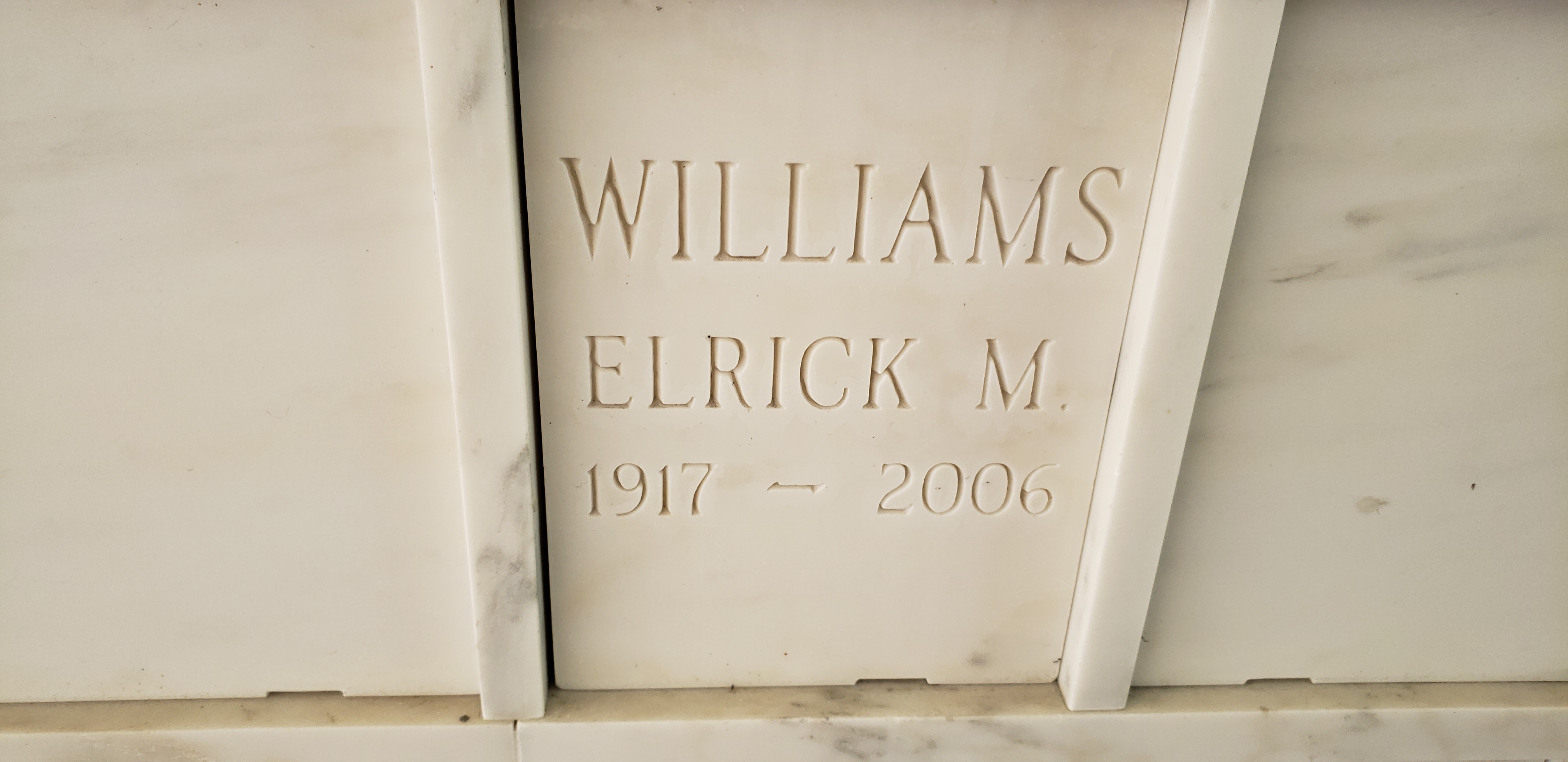 Elrick M Williams