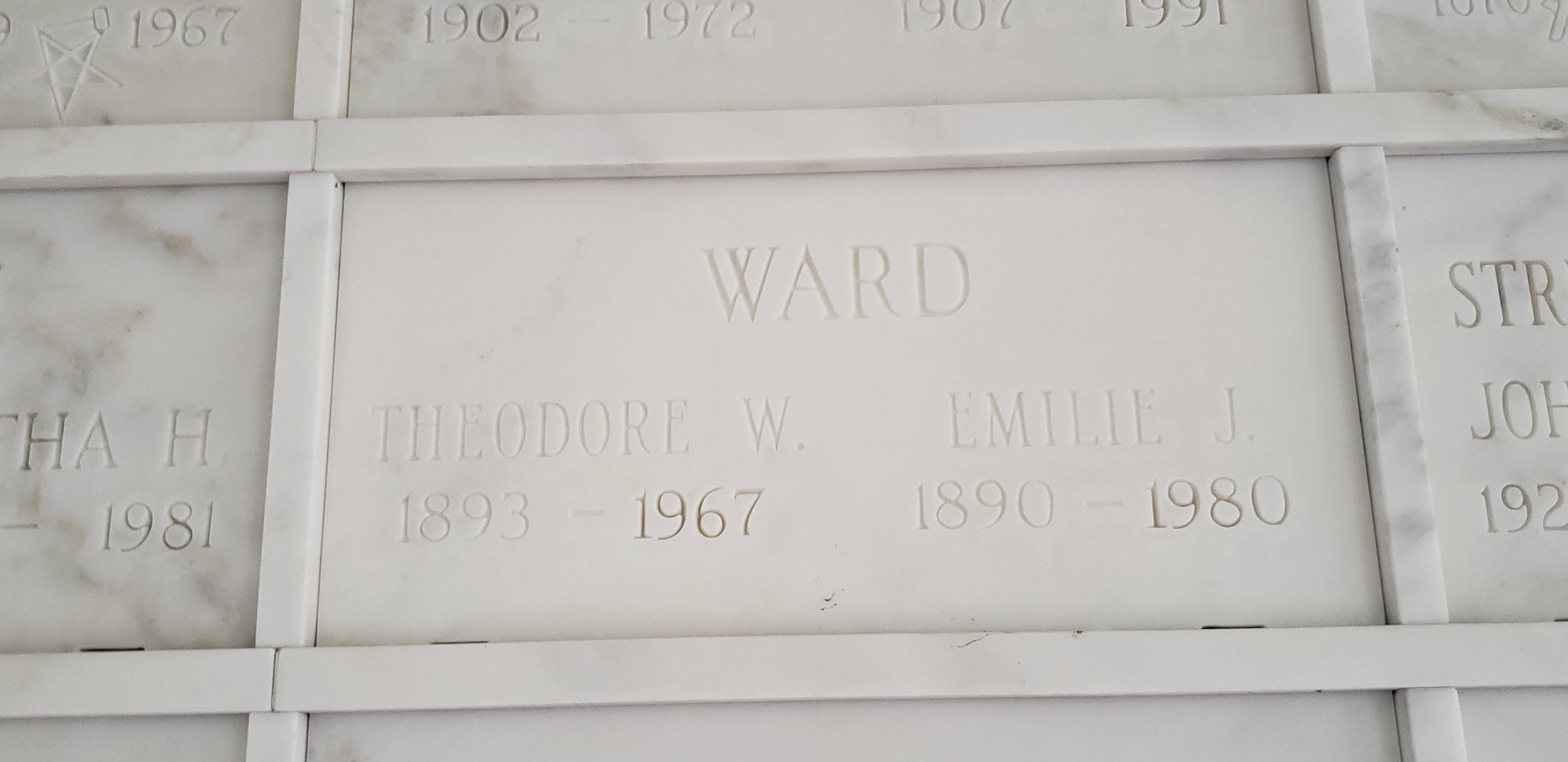 Theodore W Ward